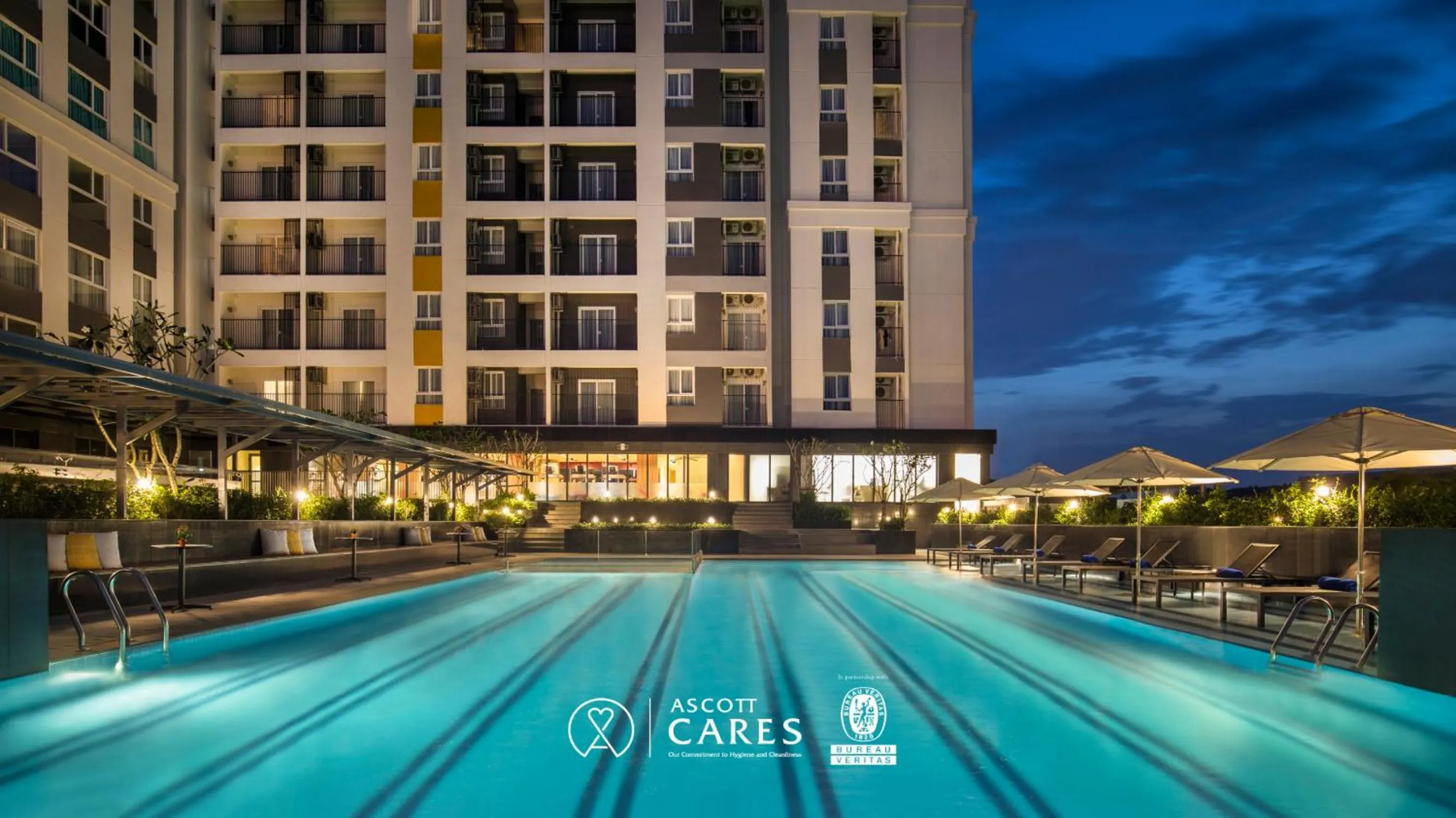 Swimming pool in Citadines Central Binh Duong