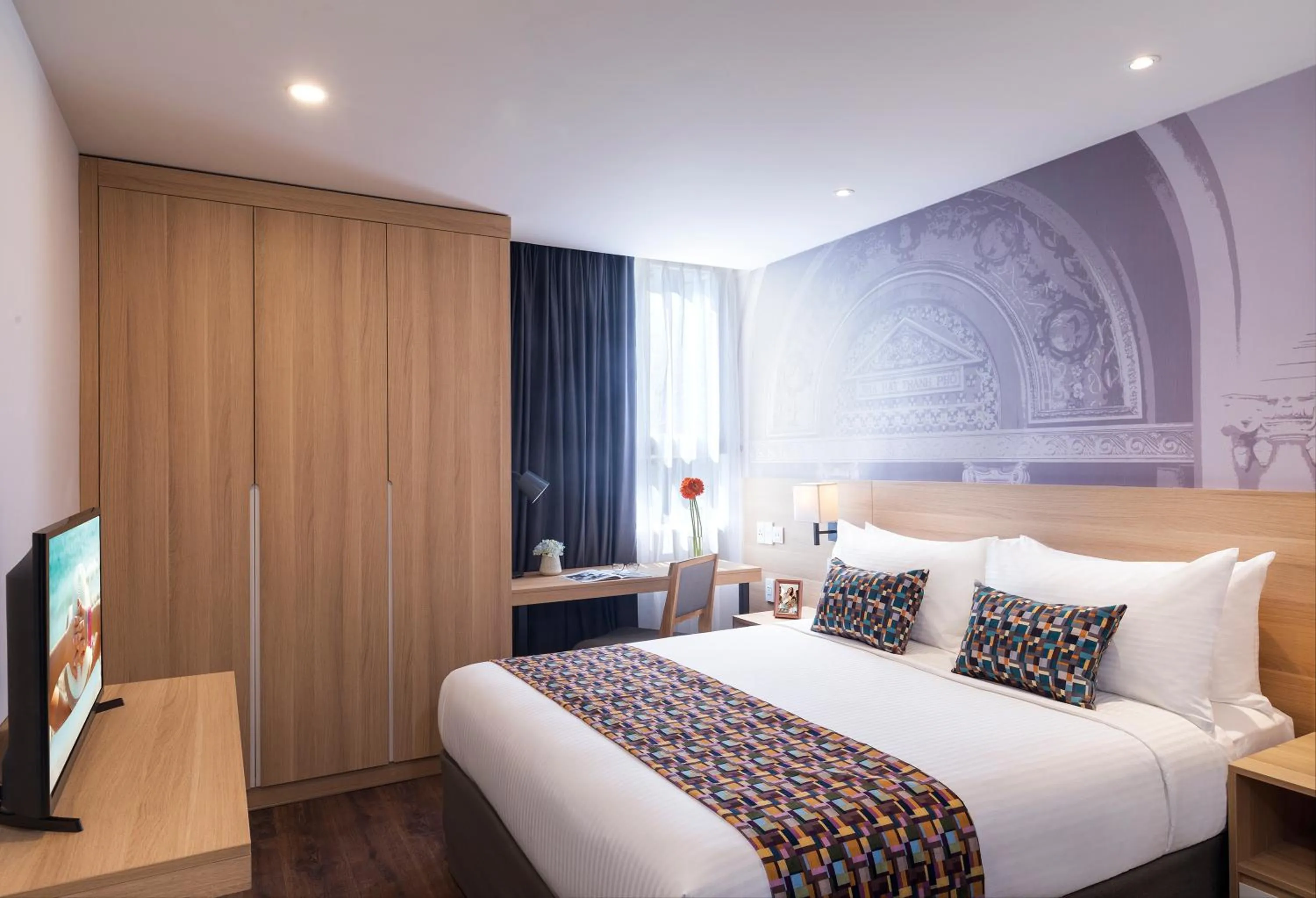 Bed in Citadines Central Binh Duong