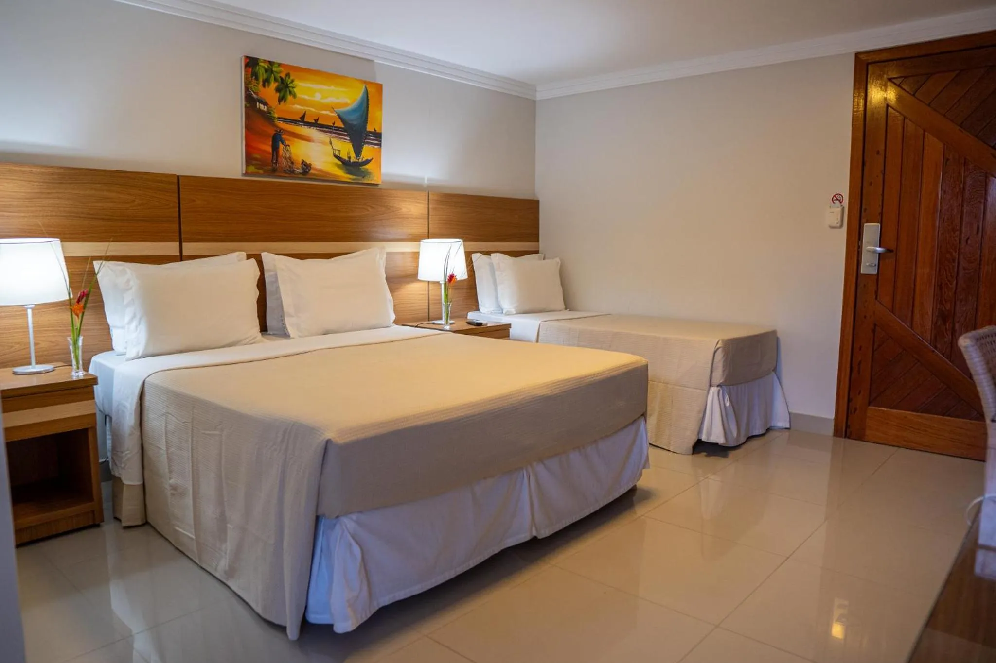Bed in Vitoria Regia Praia Hotel