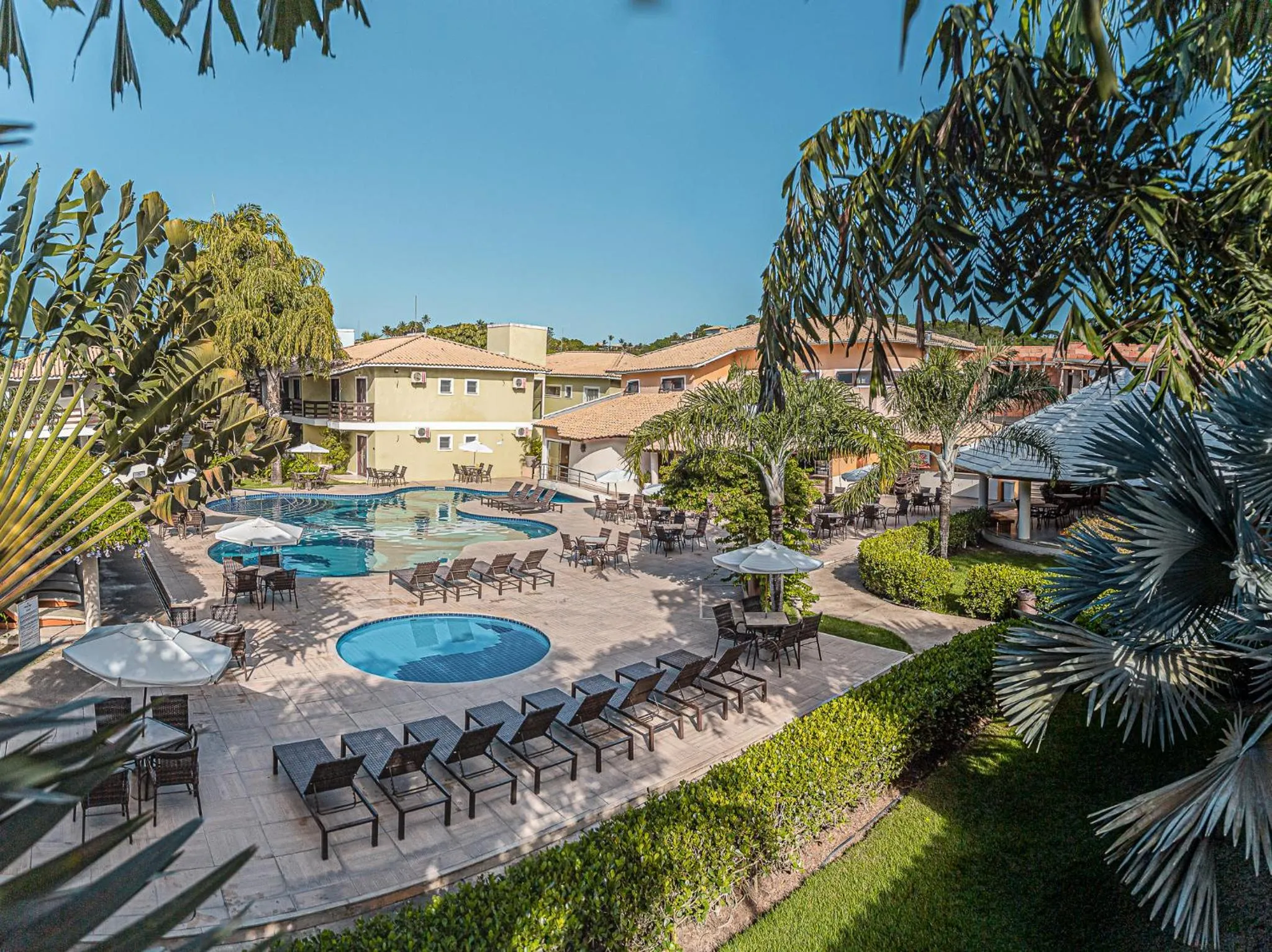 Pool view in Vitoria Regia Praia Hotel