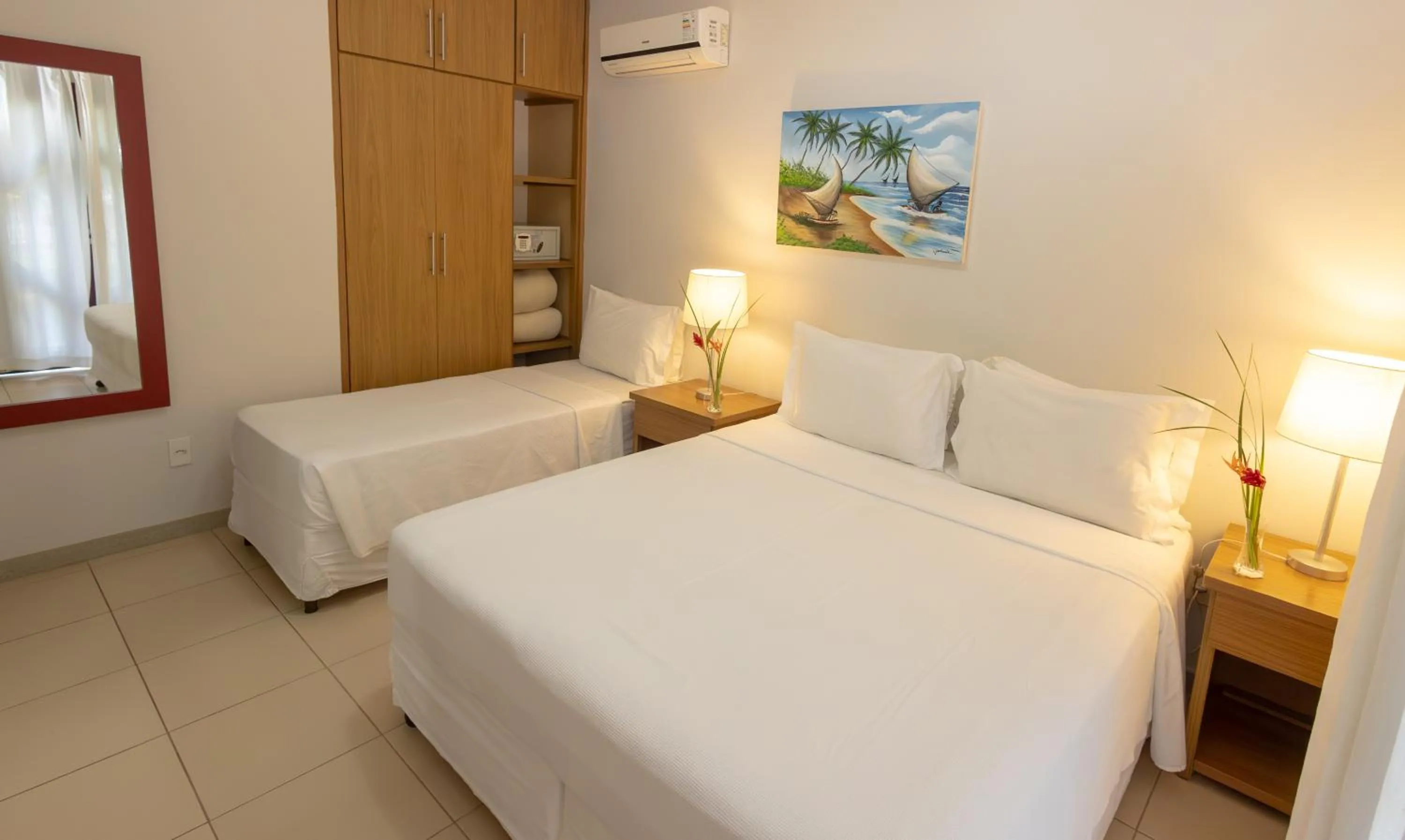 Bed in Vitoria Regia Praia Hotel