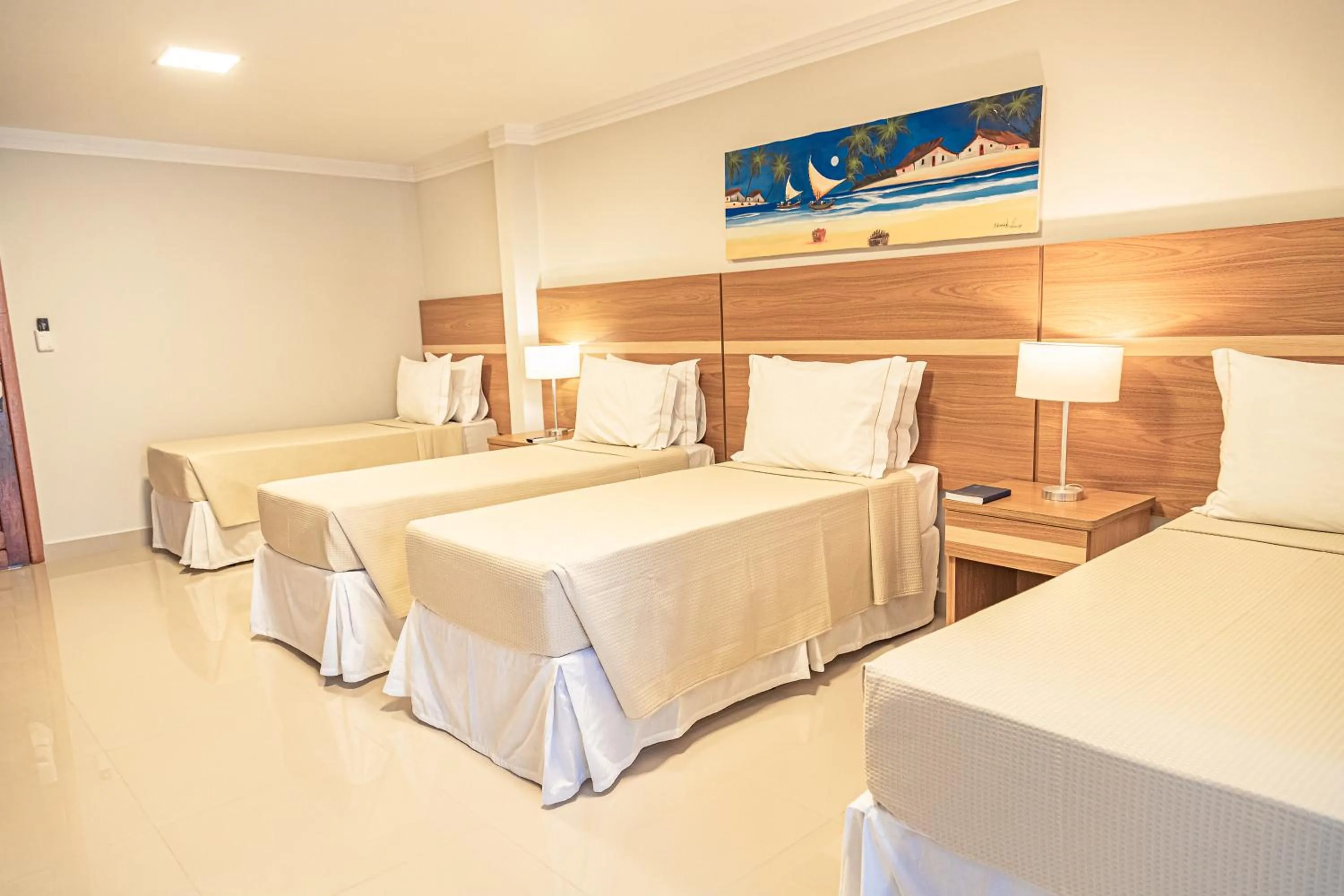 Photo of the whole room, Bed in Vitoria Regia Praia Hotel