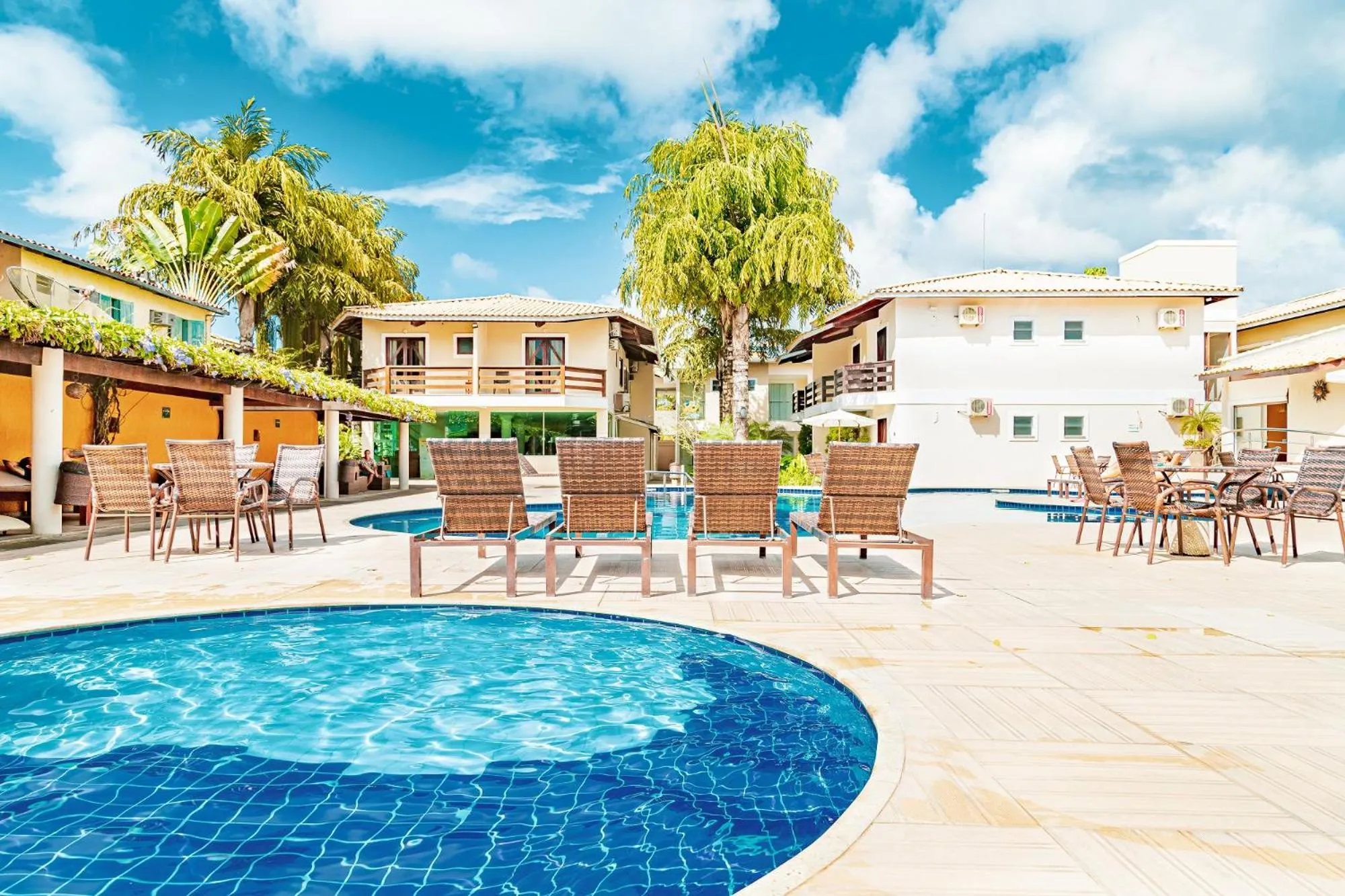 Pool view in Vitoria Regia Praia Hotel
