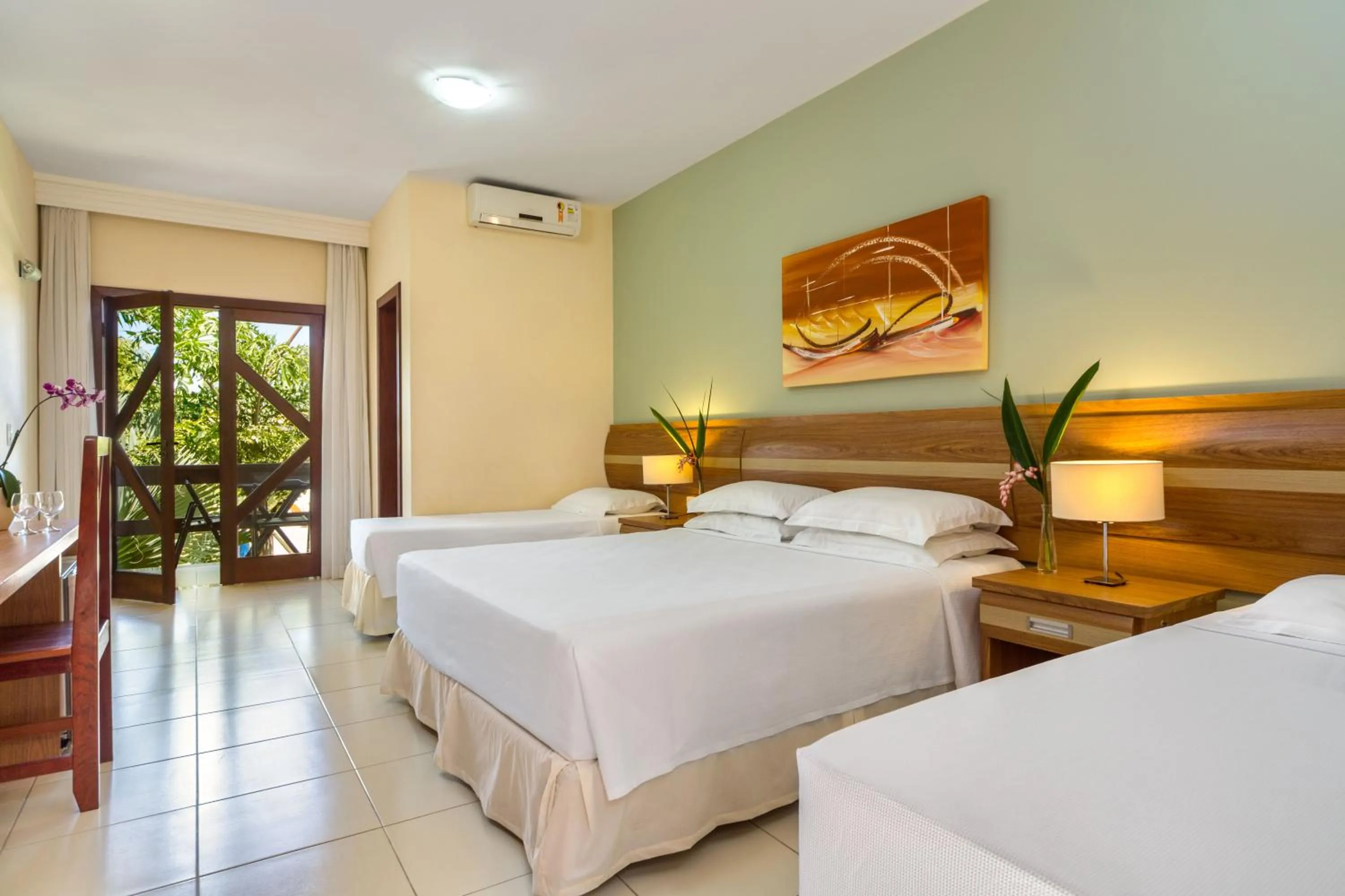 Bed in Vitoria Regia Praia Hotel