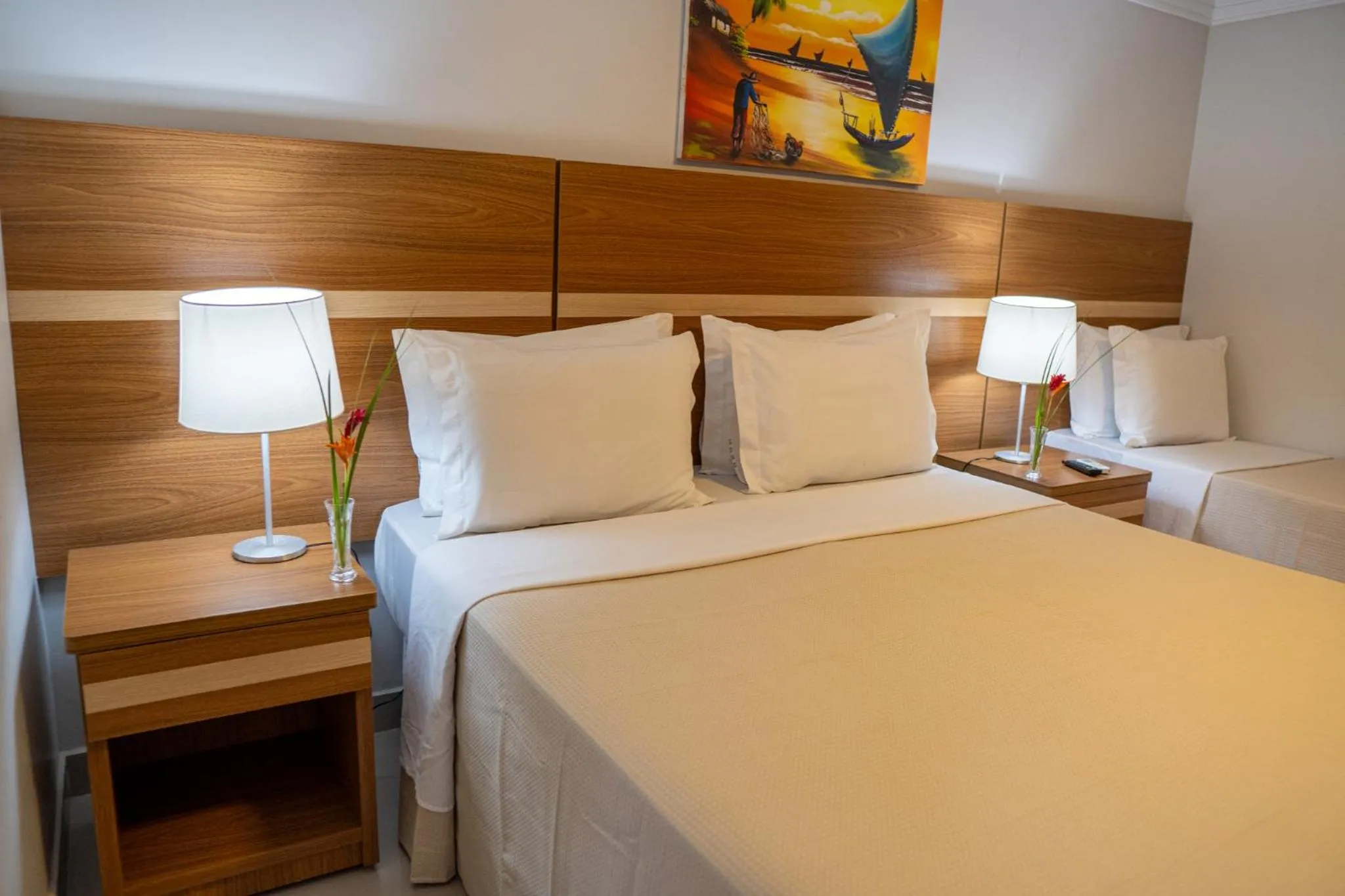 Bed in Vitoria Regia Praia Hotel