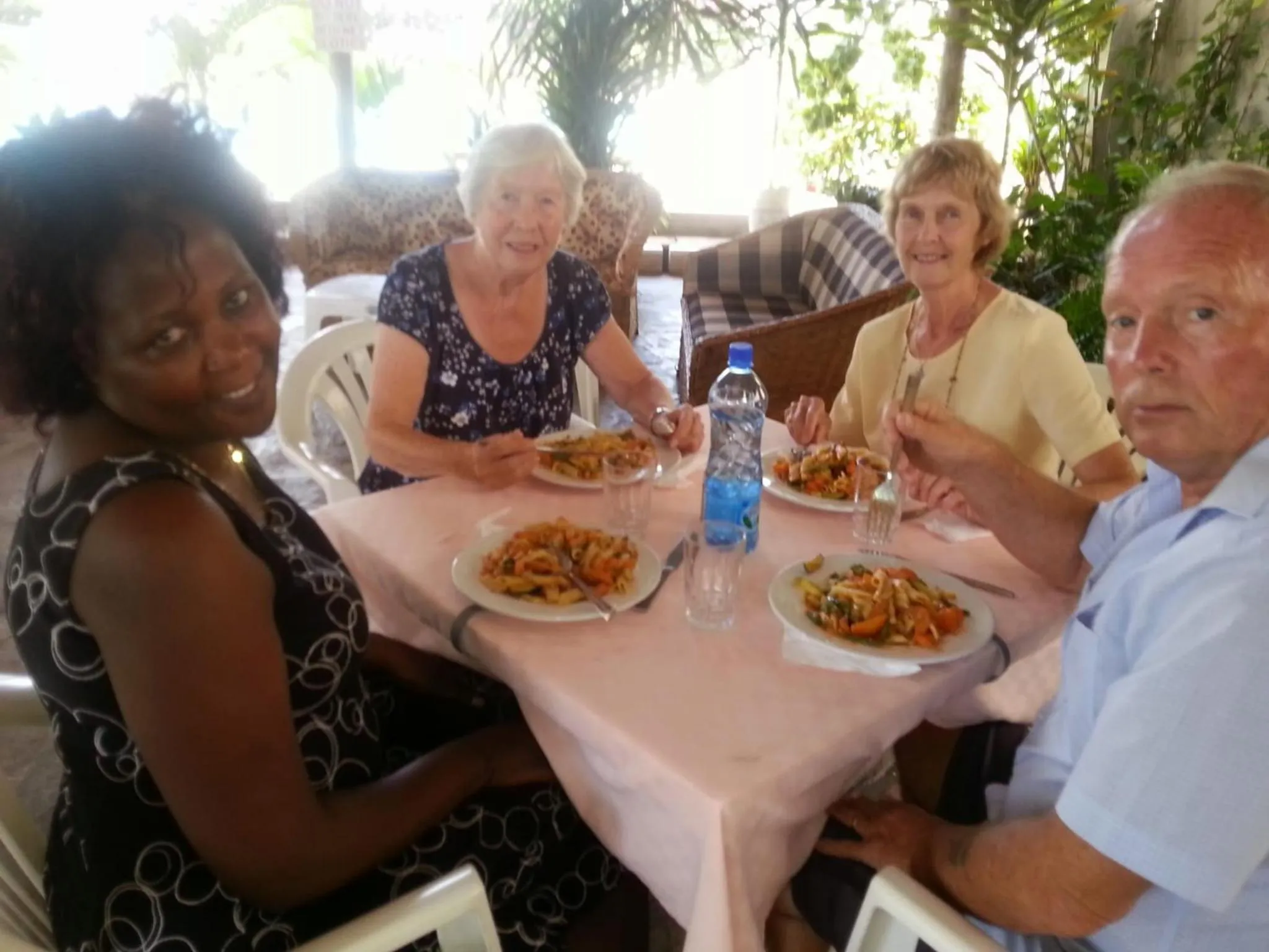 group of guests in Nightingale Apartments Hotel Mombasa