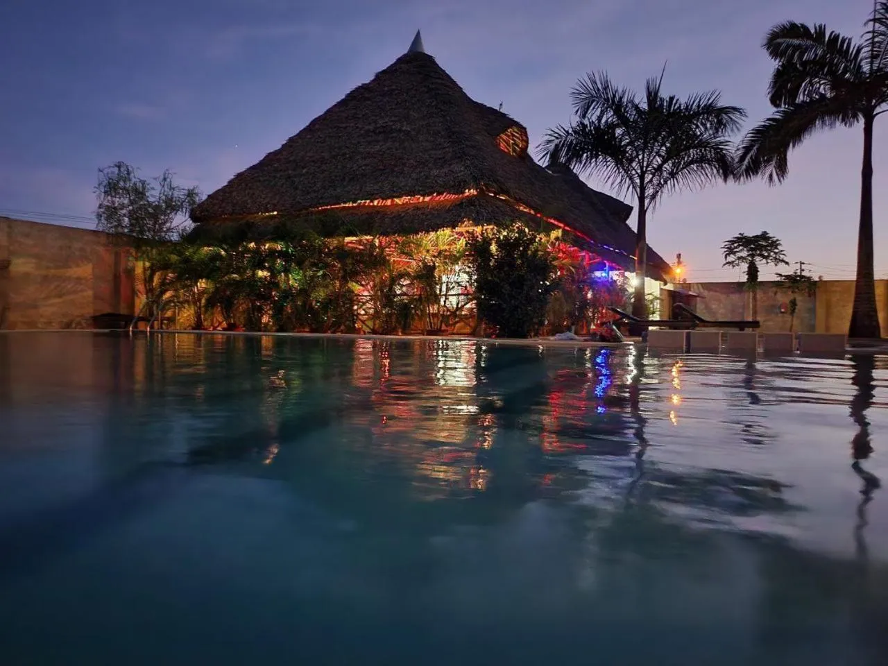 Pool view in Nightingale Apartments Hotel Mombasa