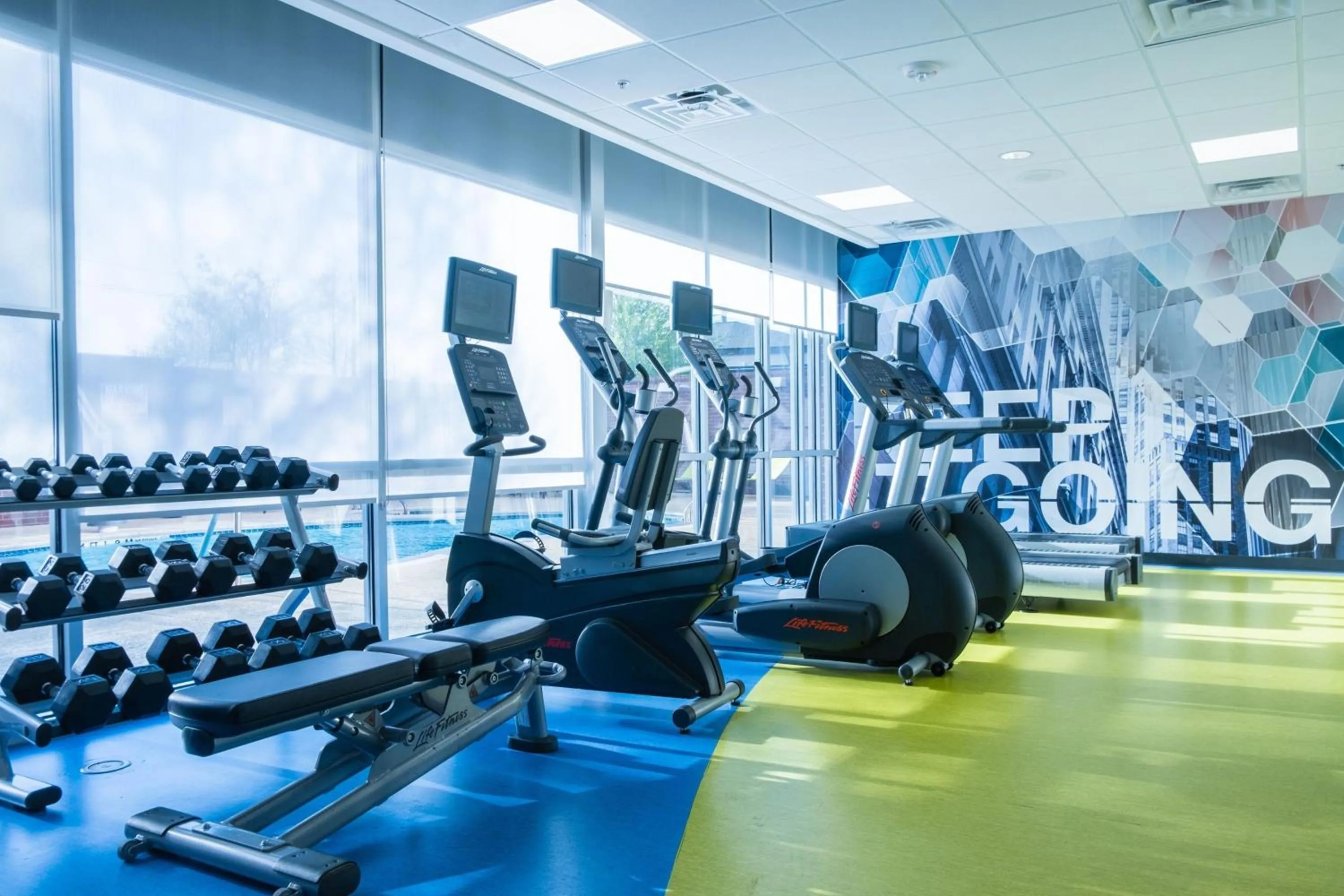 Fitness centre/facilities in SpringHill Suites by Marriott Dallas Richardson/Plano