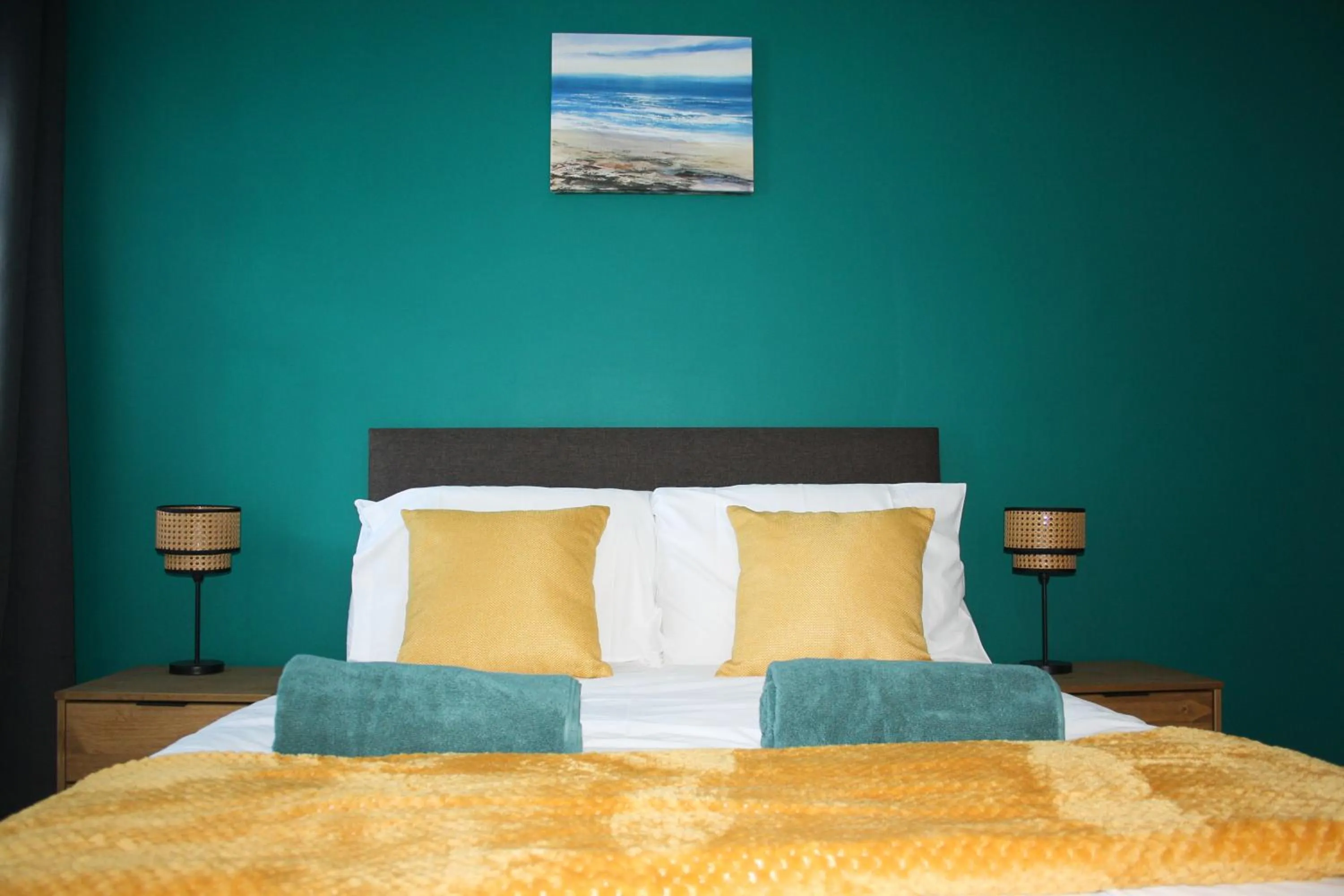 Bed in Bamboo Guesthouse