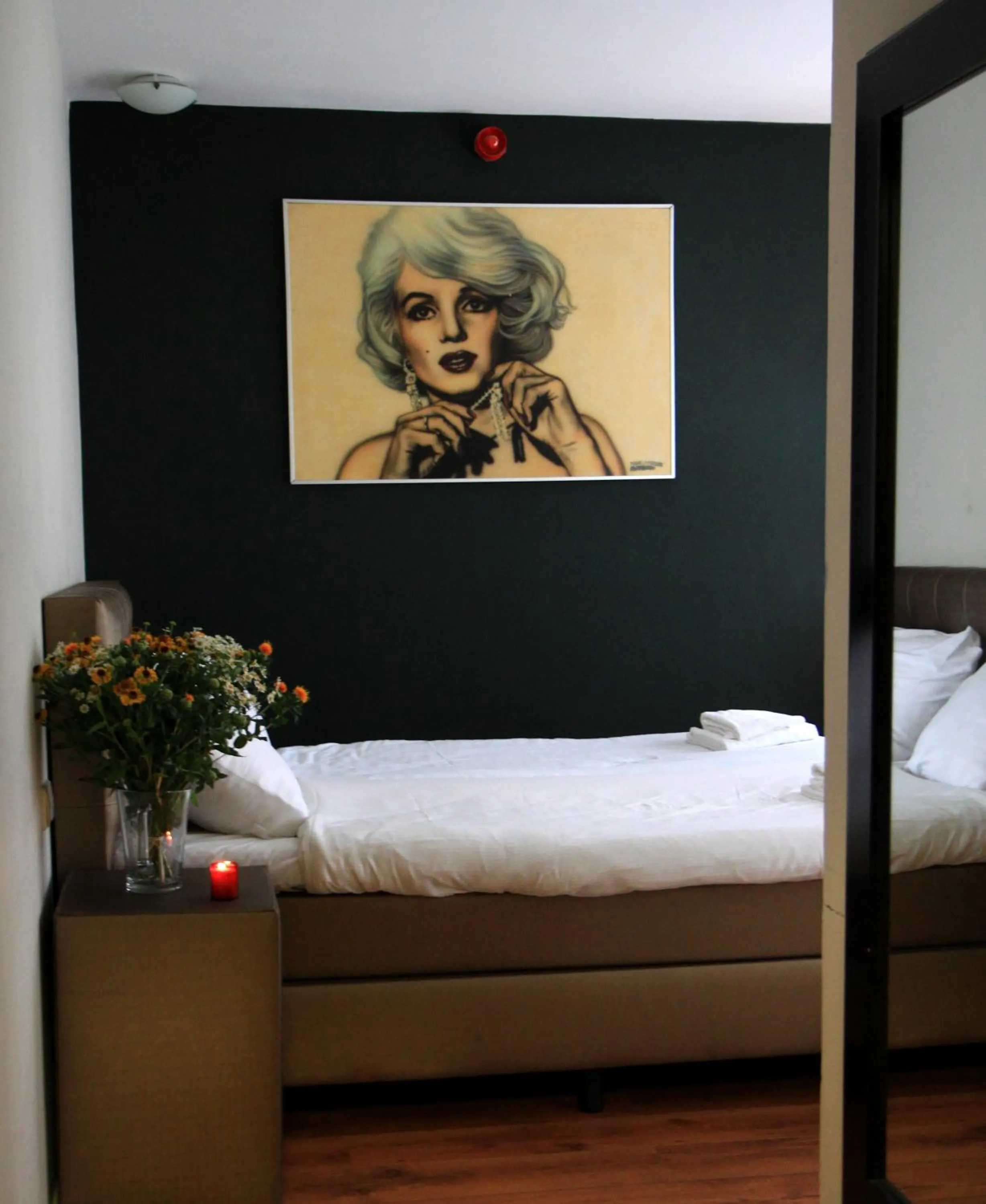 Decorative detail, Bed in Hotel 55 - City Centre