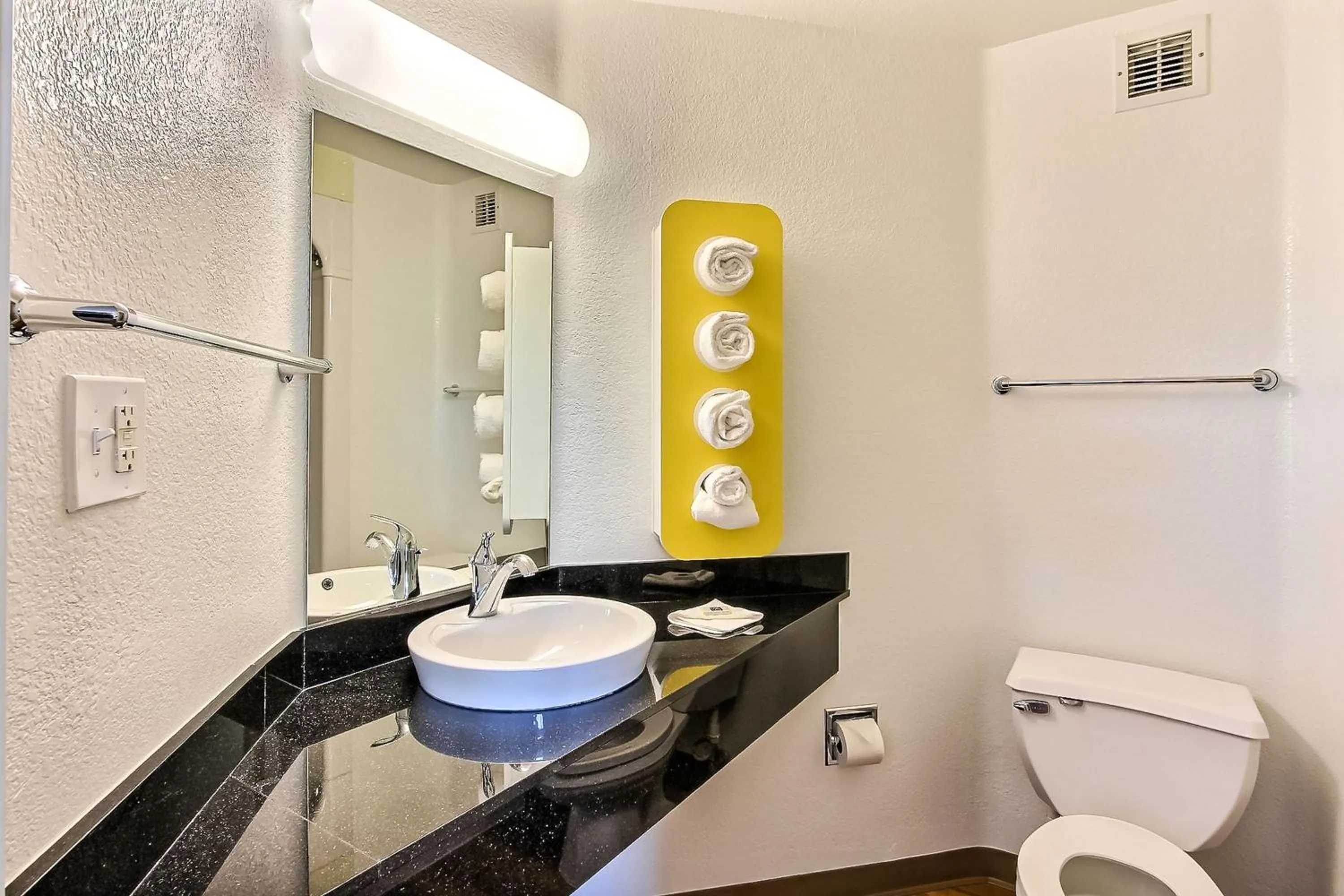 Bathroom in Motel 6-Gilroy, CA