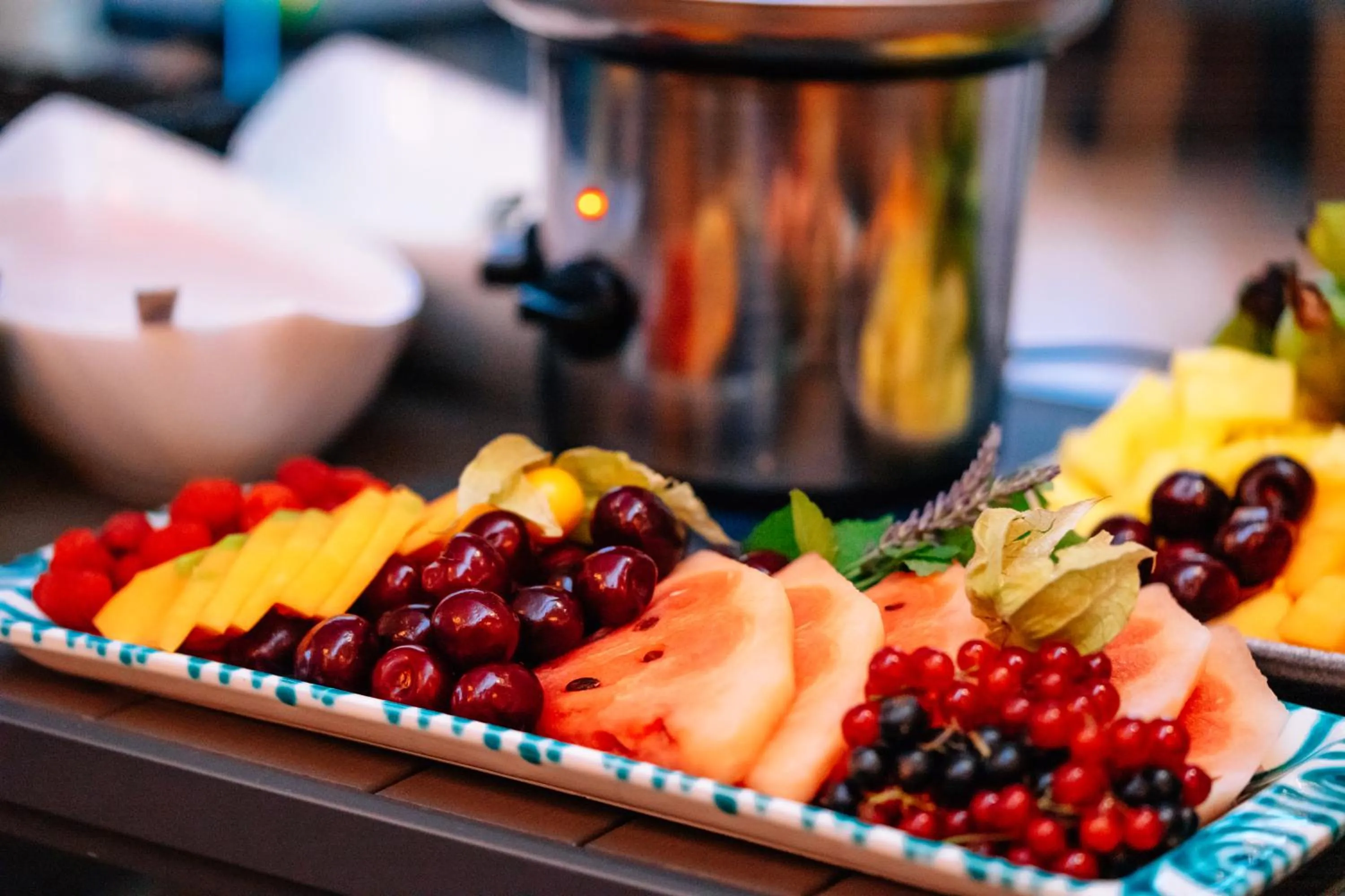 Food close-up in Patrix Hotel, Restaurant, Bar