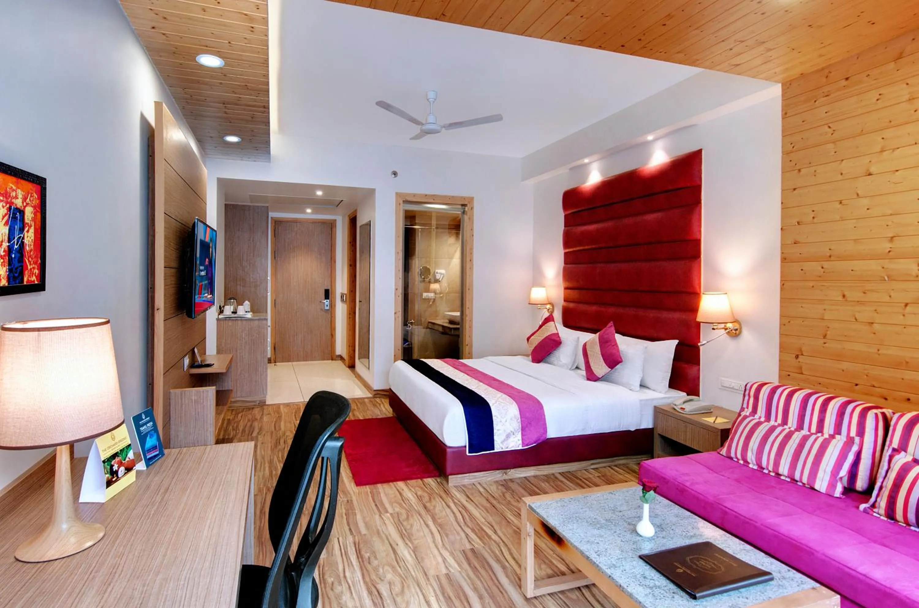 Bed in The Orchard Greens Resort - A Centrally Heated Property