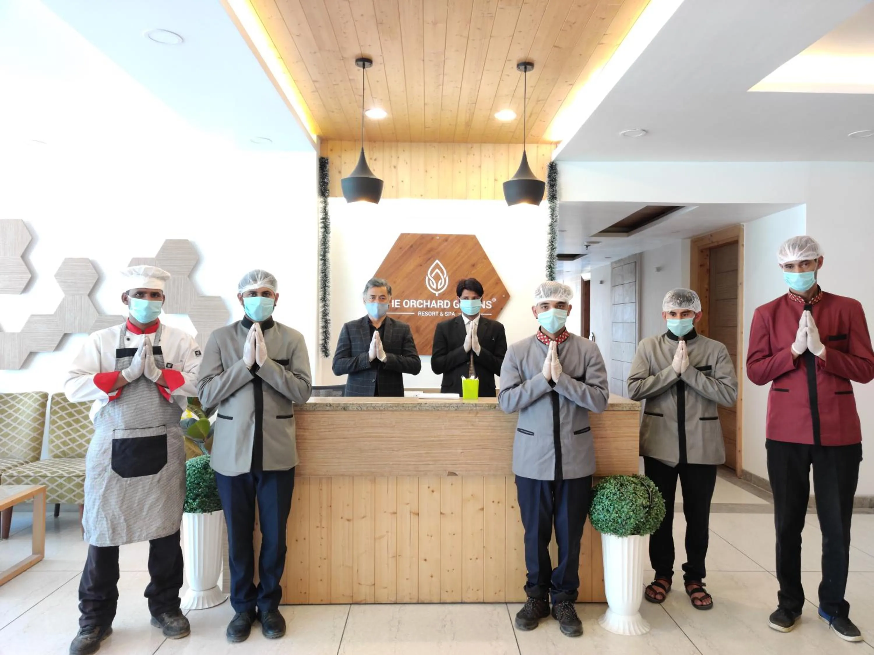 Staff in The Orchard Greens Resort - A Centrally Heated Property