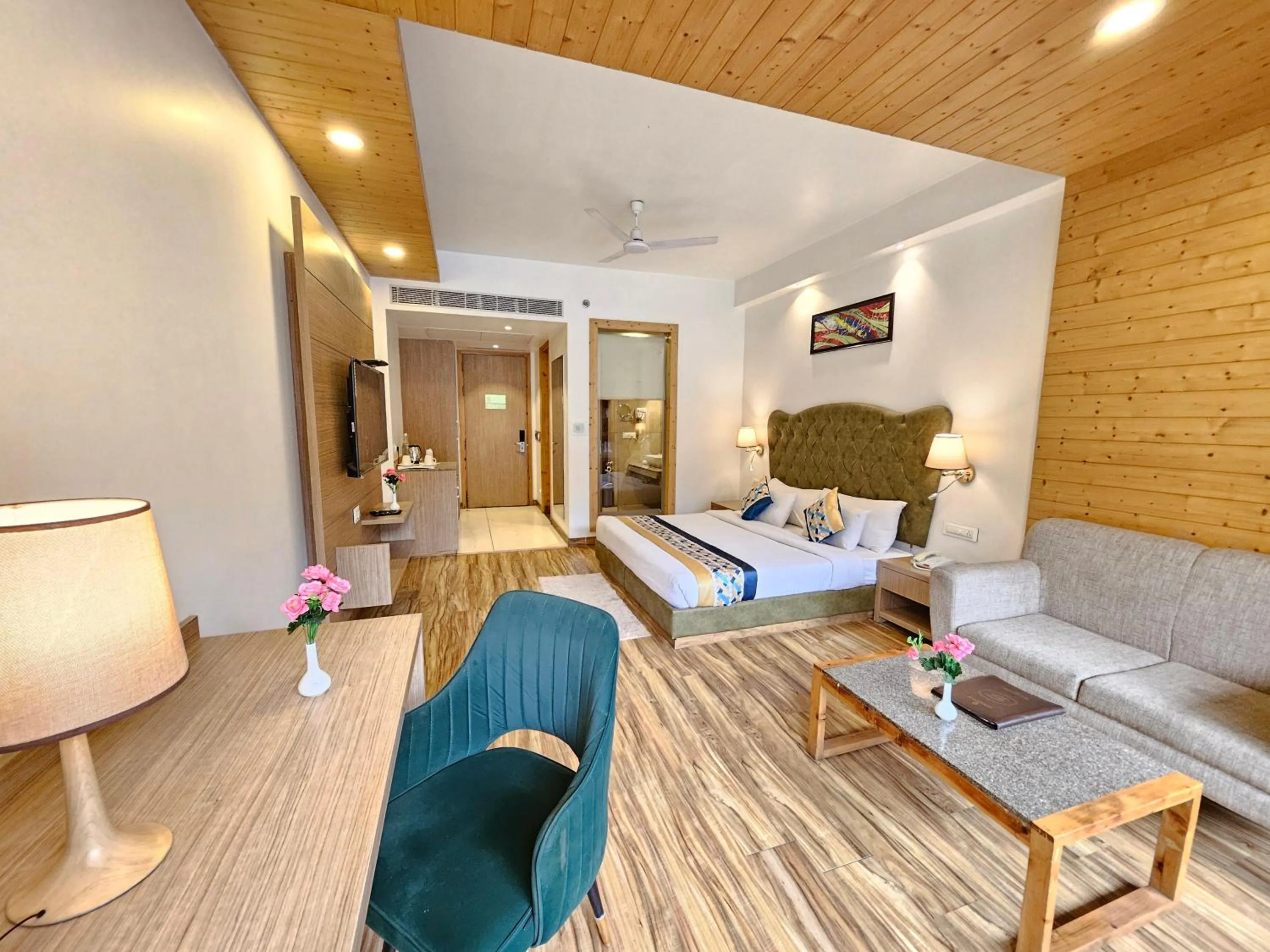 Bed in The Orchard Greens Resort - A Centrally Heated Property