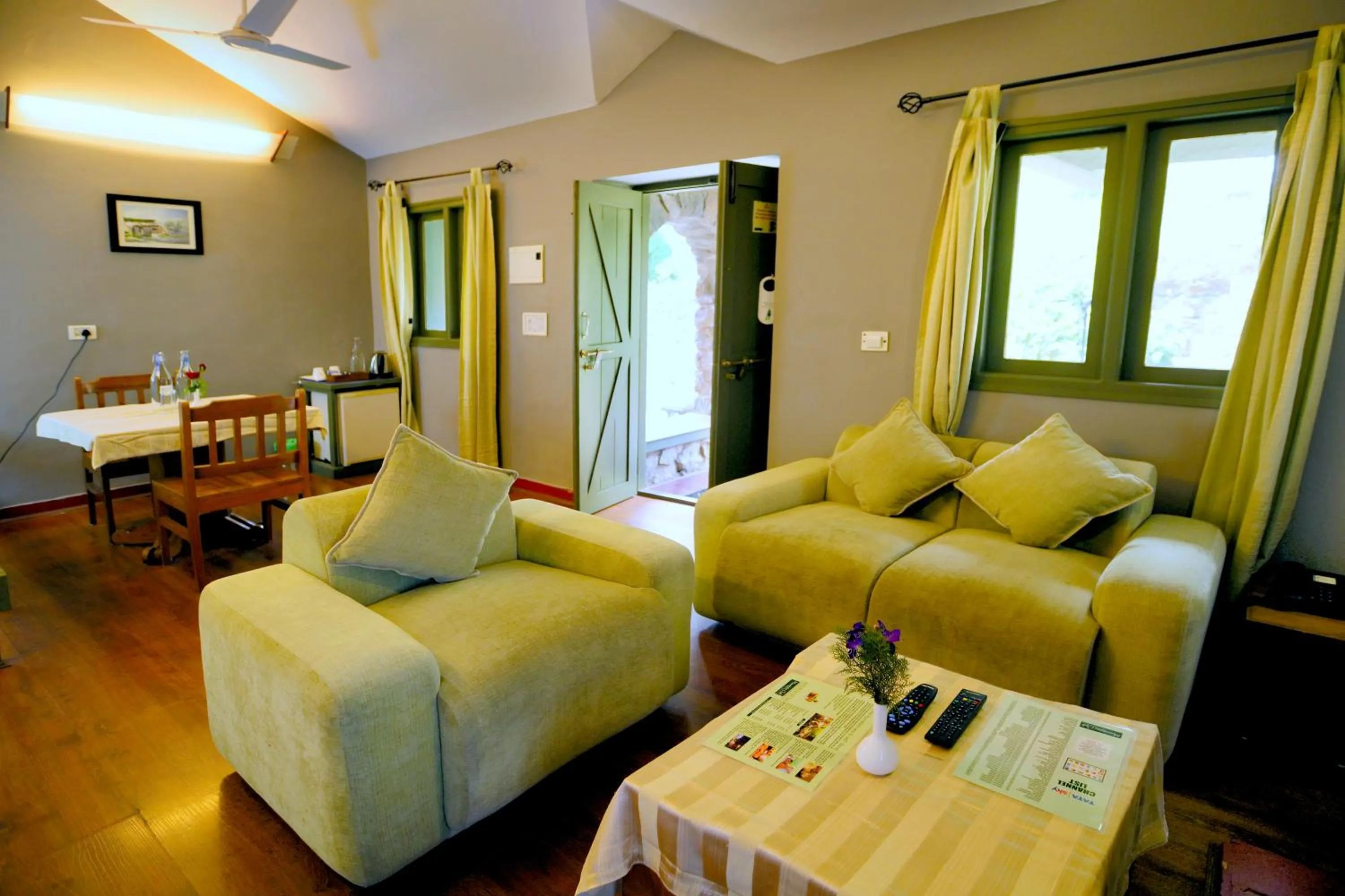 Living room in Mountain Club Resort Munnar