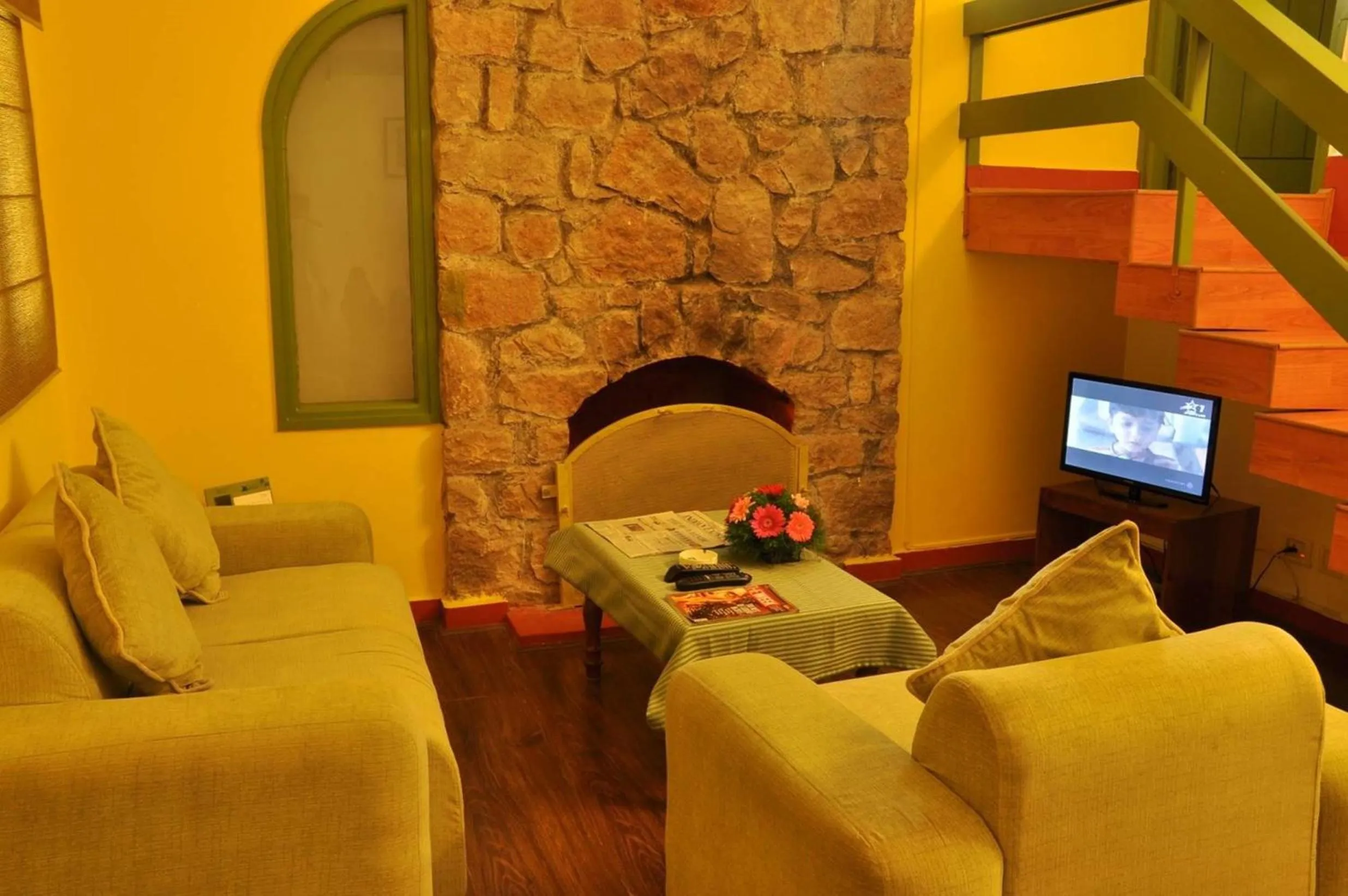 Living room in Mountain Club Resort Munnar