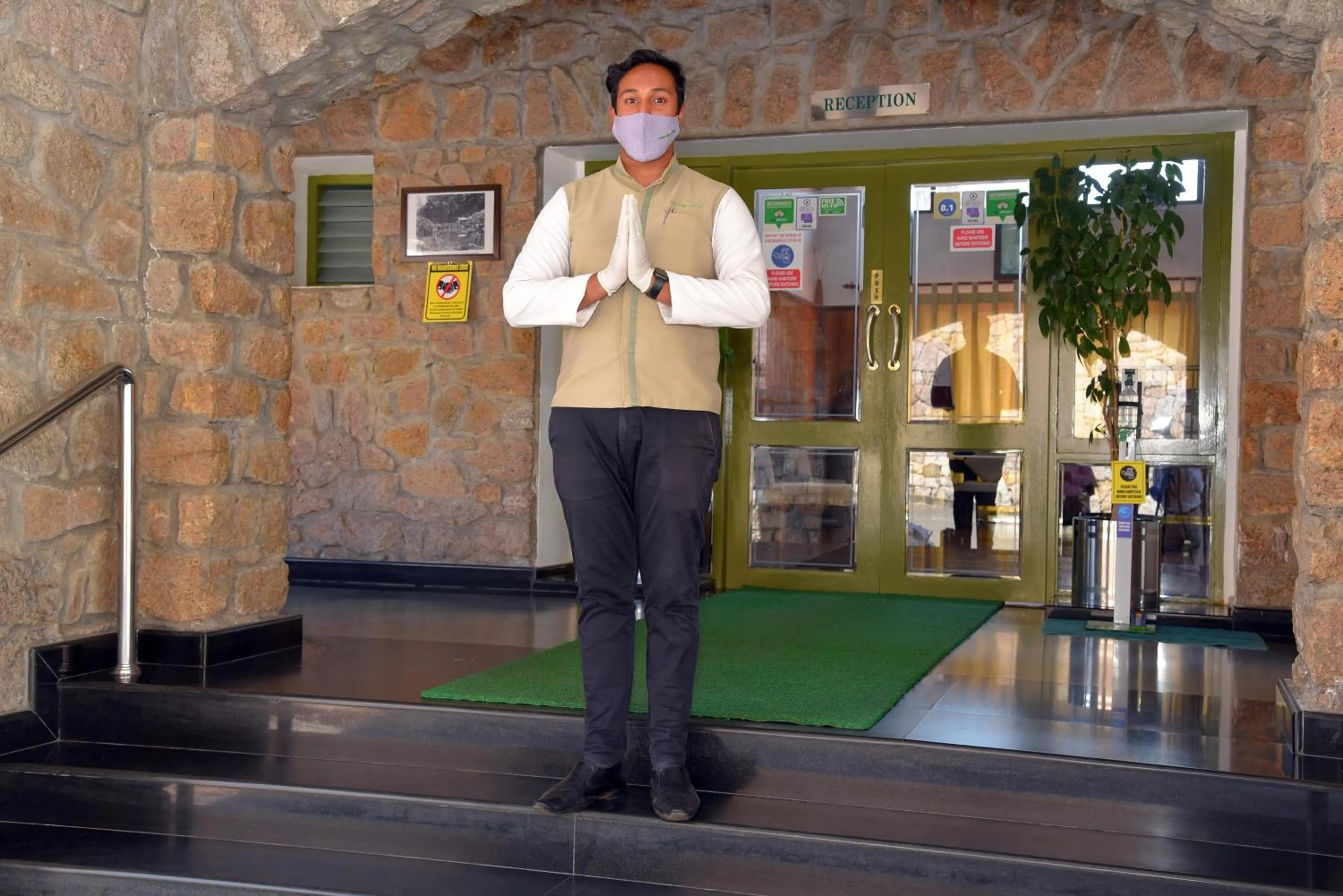 Facade/entrance in Mountain Club Resort Munnar