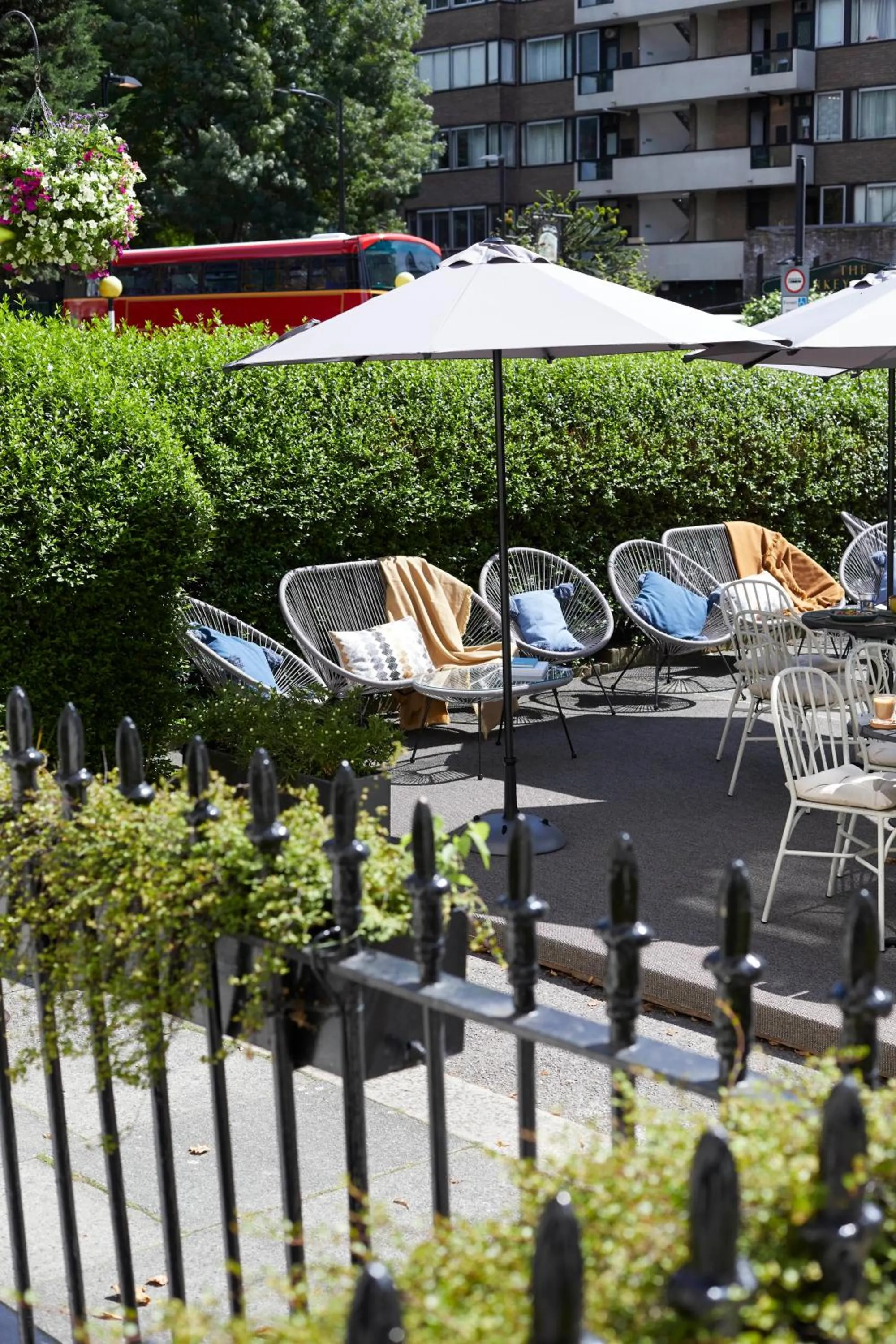 Patio in Inhabit Southwick Street, a Member of Design Hotels