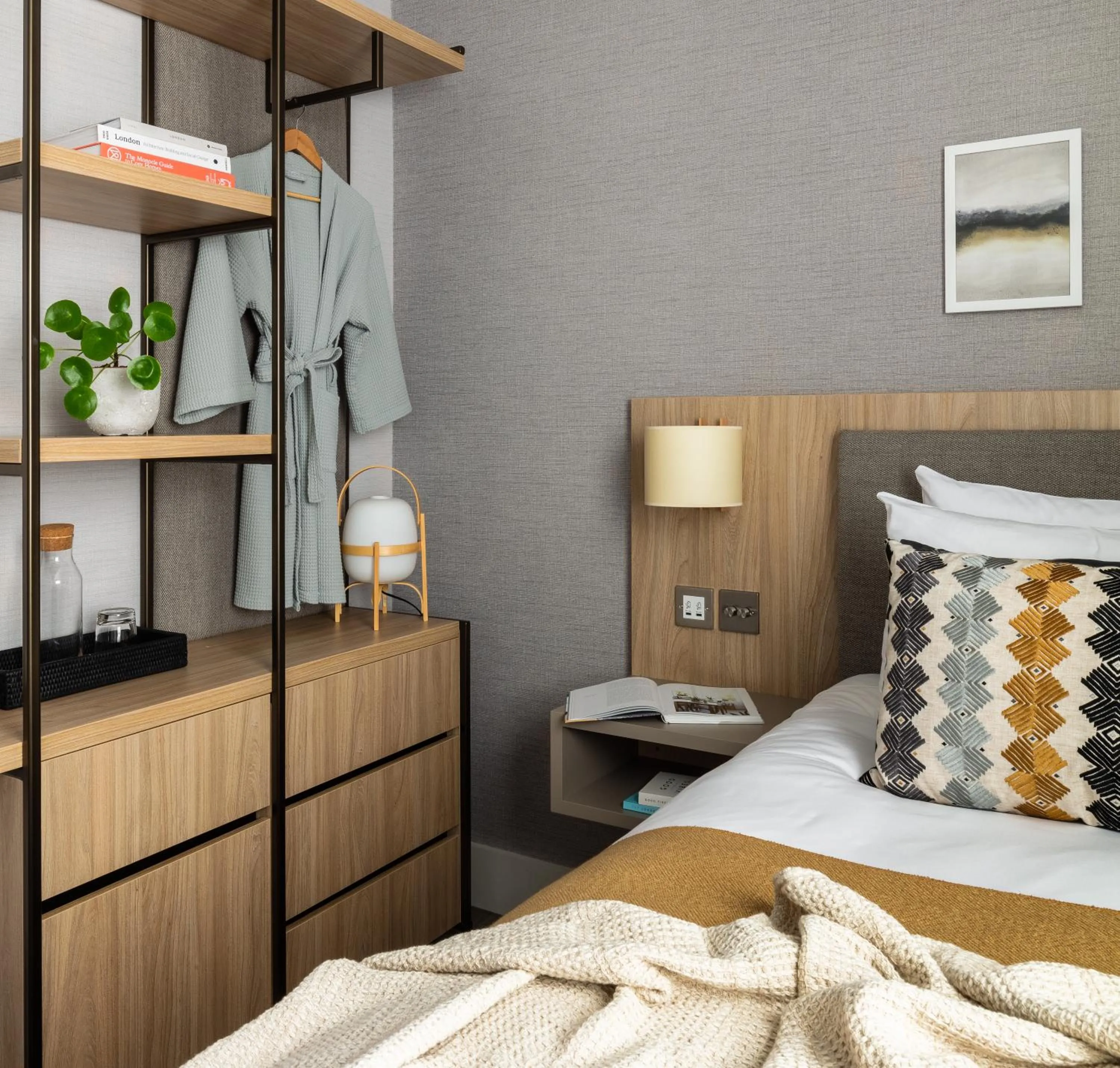 Bed in Inhabit Southwick Street, a Member of Design Hotels