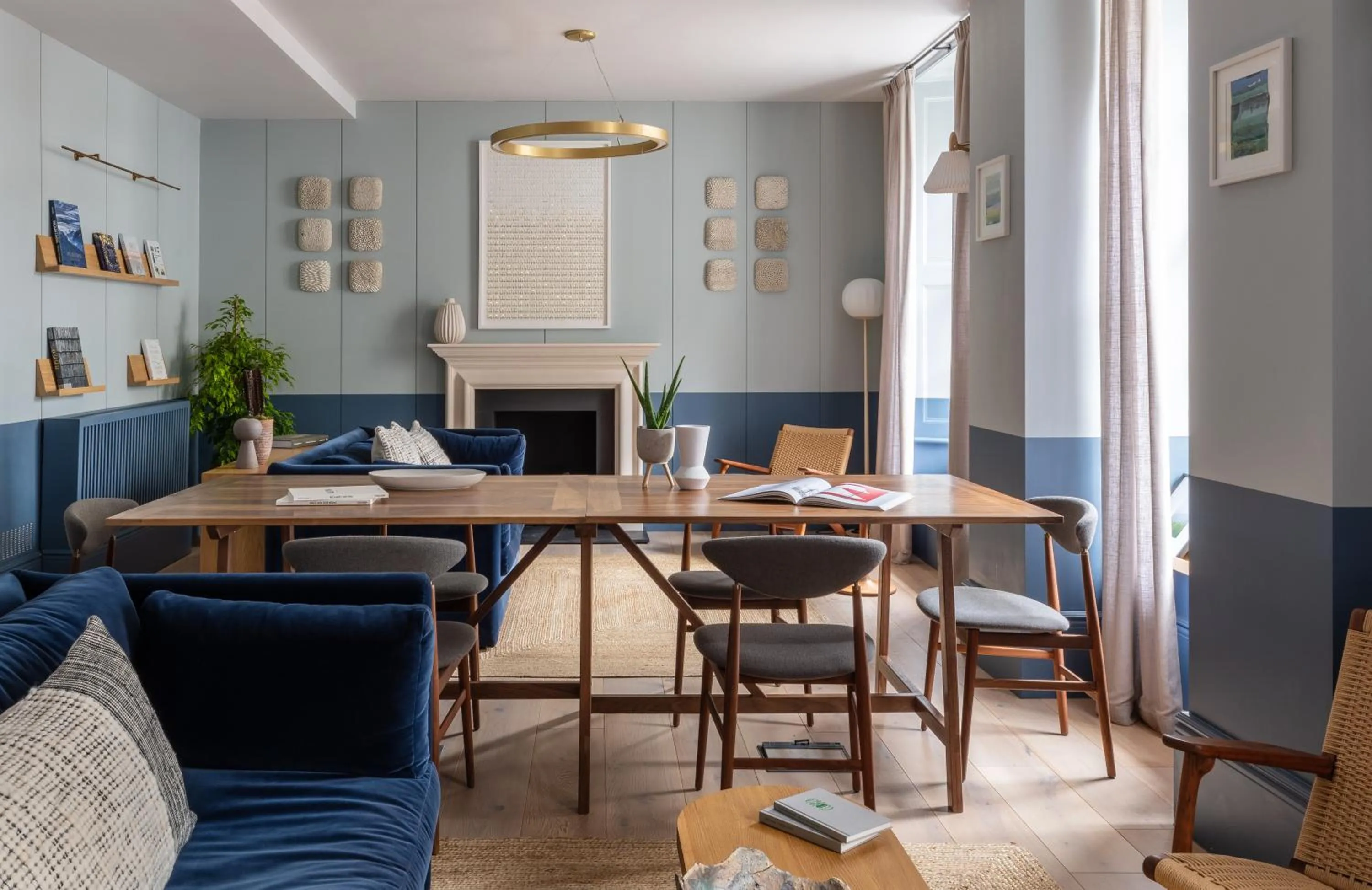 Library in Inhabit Southwick Street, a Member of Design Hotels