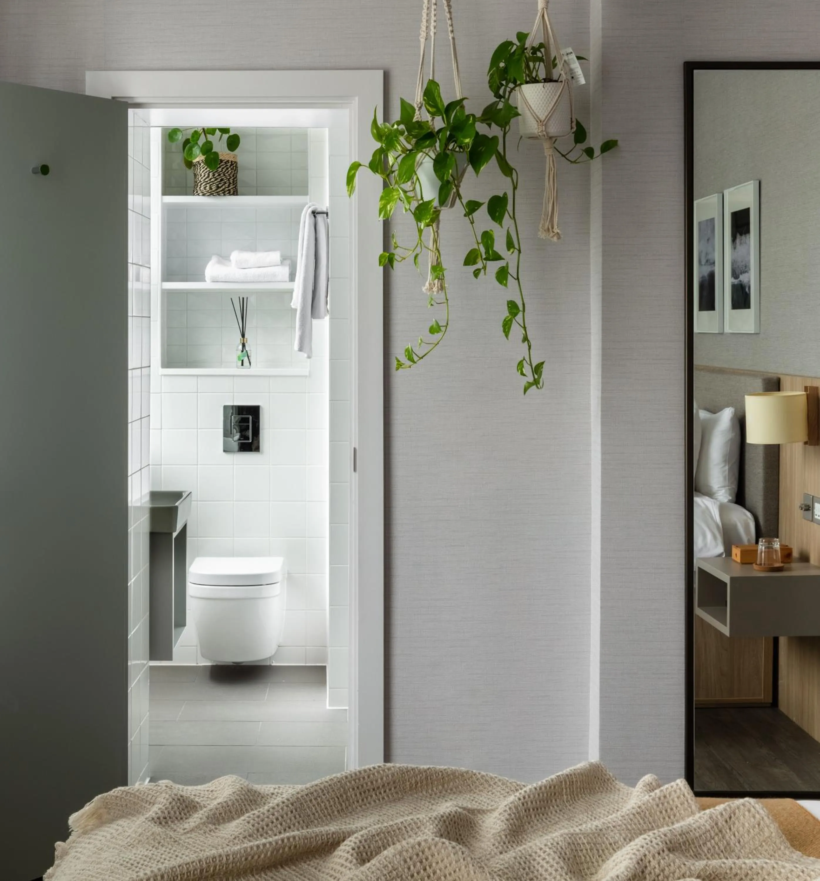 Bed in Inhabit Southwick Street, a Member of Design Hotels