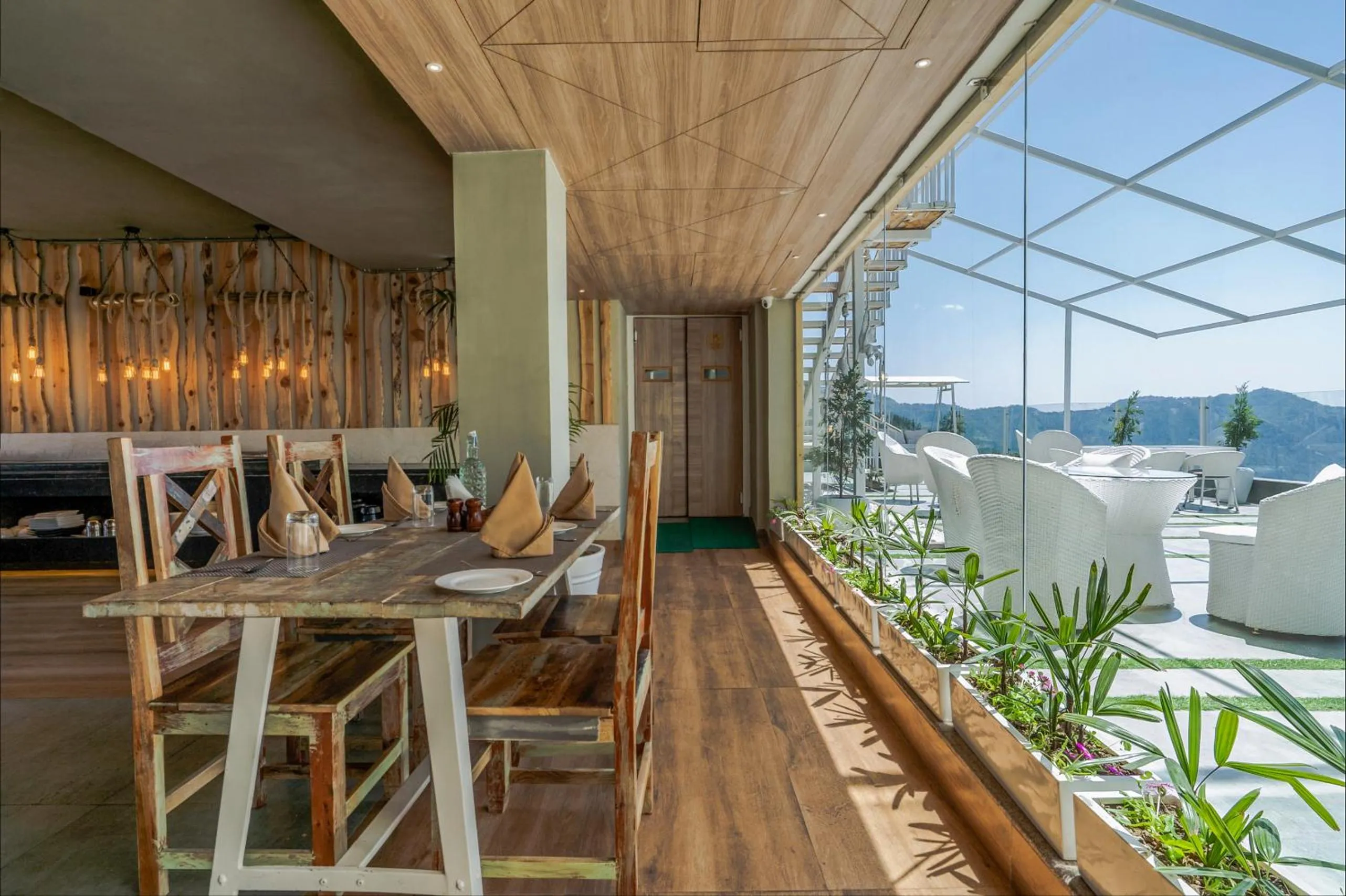 Dining area in The Nilaya