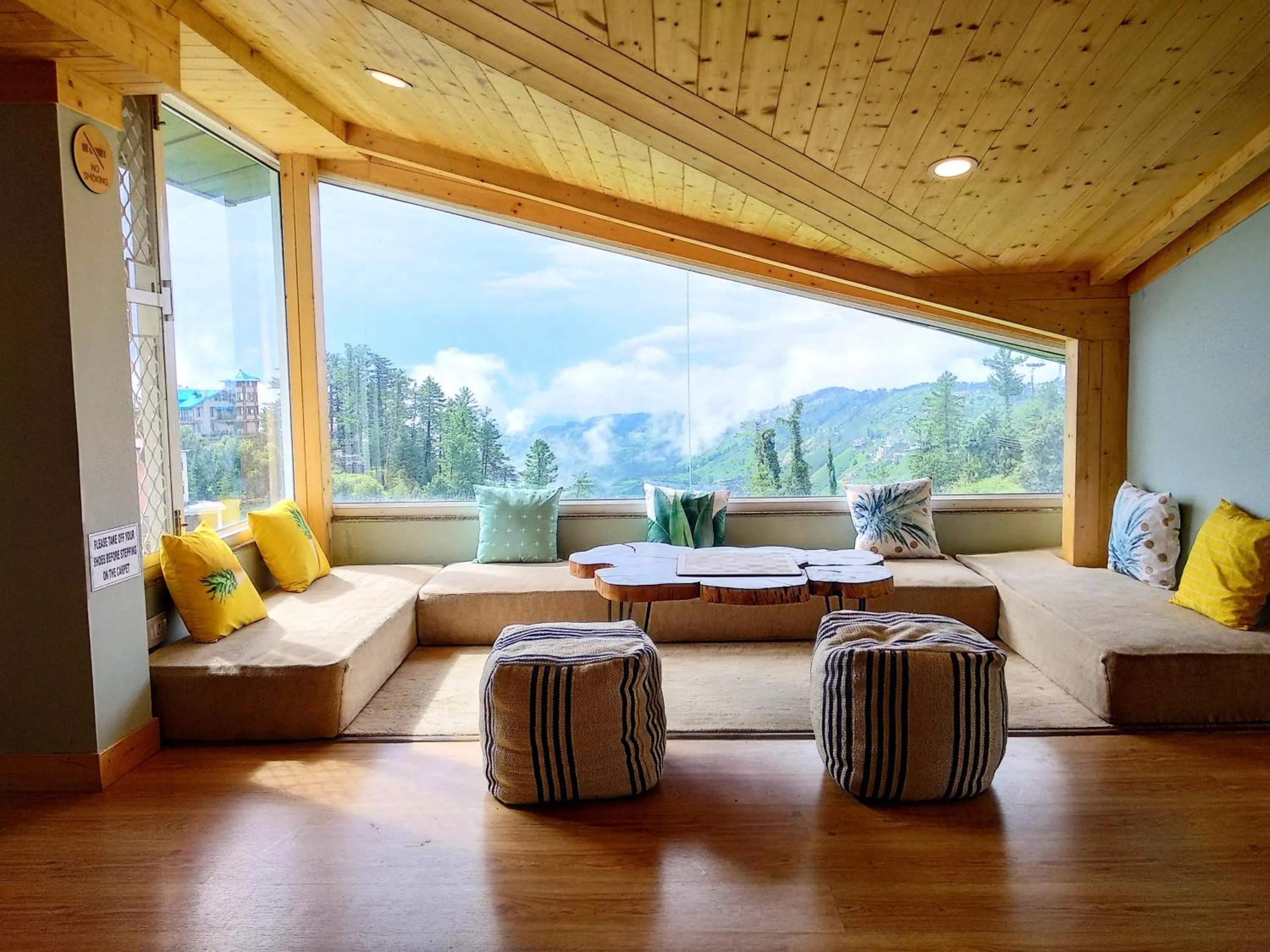 Seating area in The Nilaya