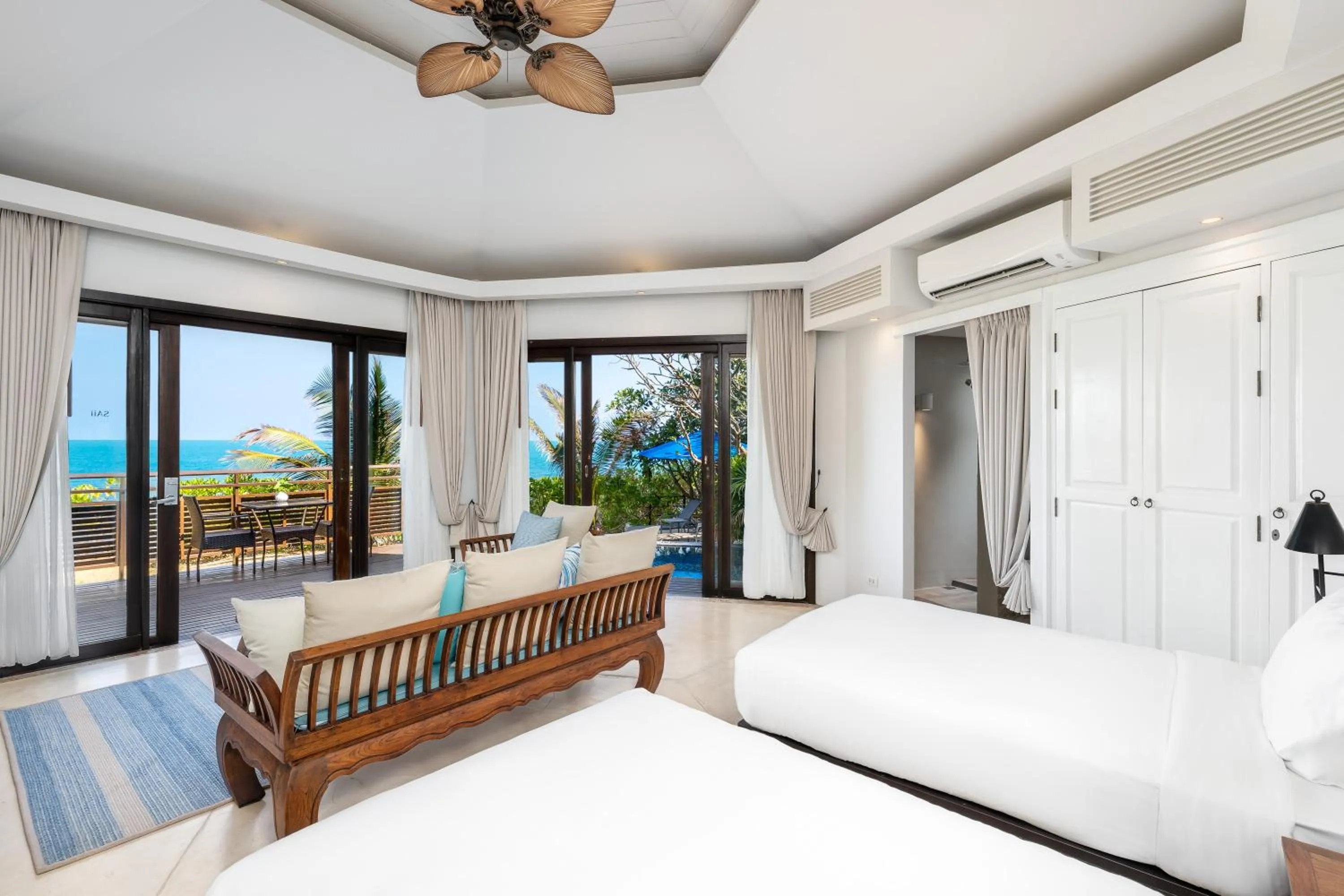 Bed in SAii Koh Samui Villas - Adult only 12 plus