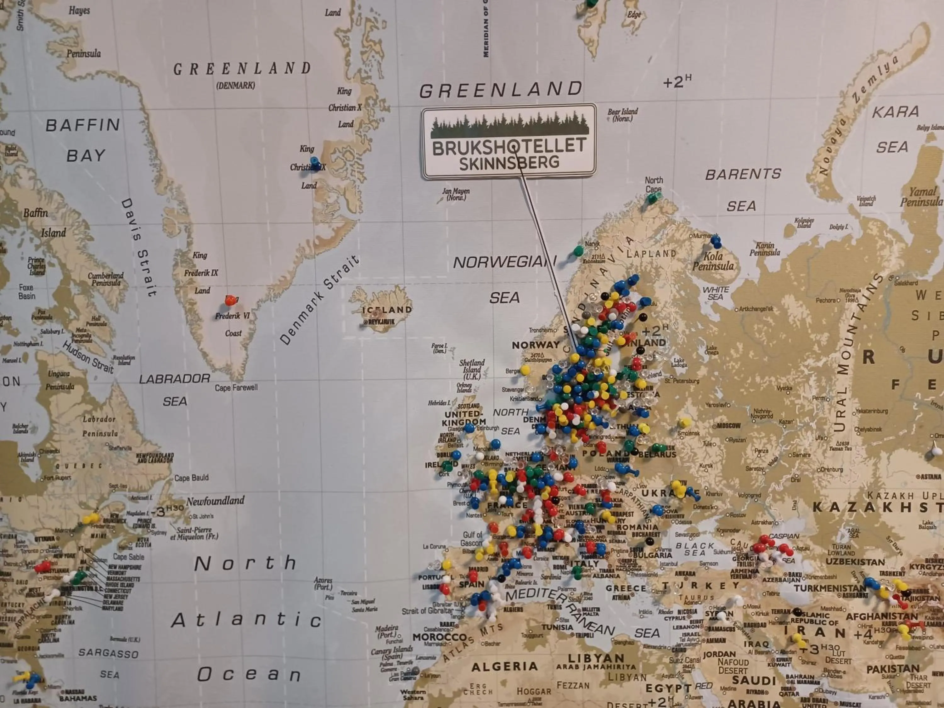 Decorative detail in Brukshotellet Skinnsberg