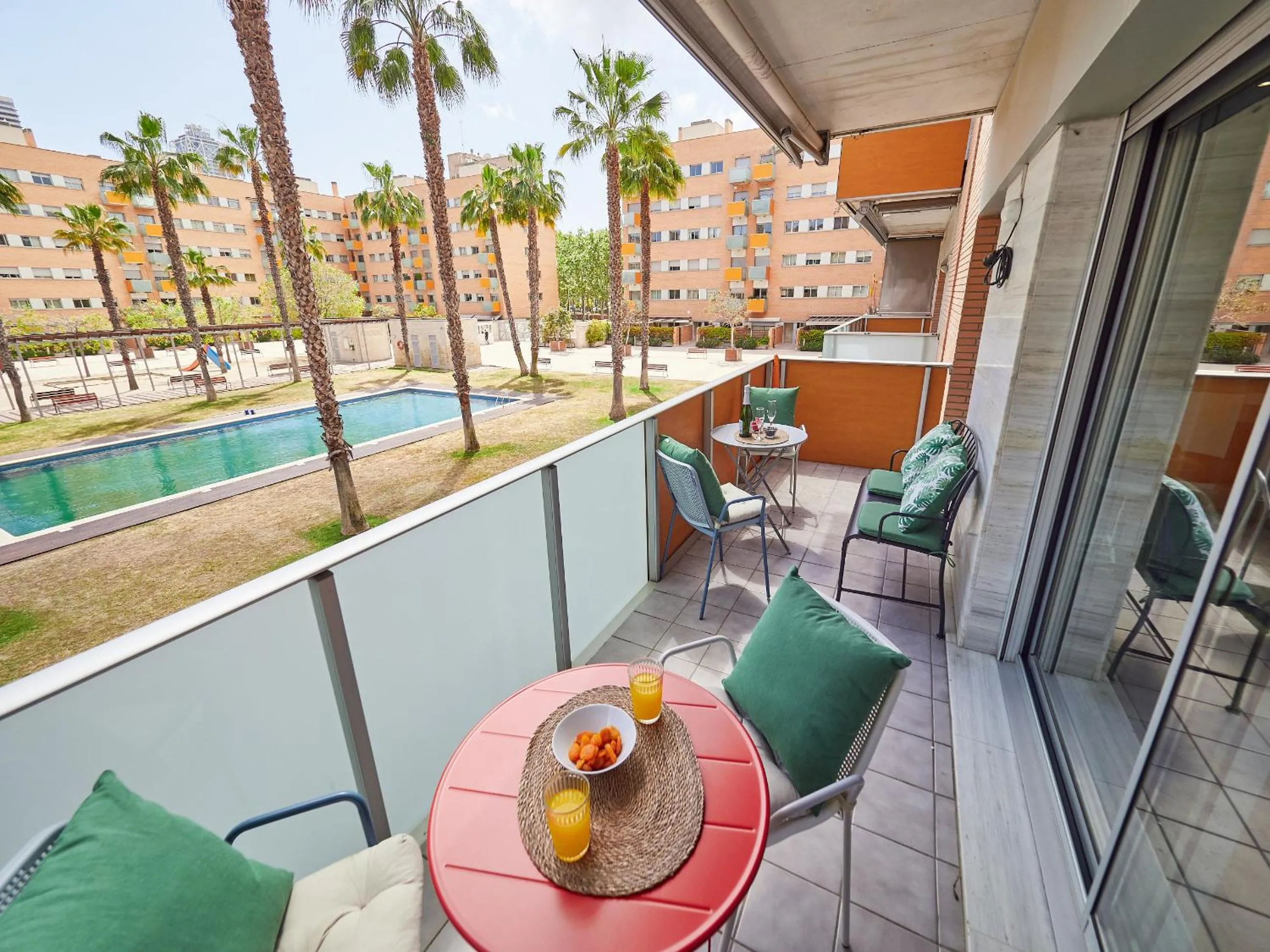 View (from property/room) in BarcelonaForRent Vila Olimpica Pool Suites