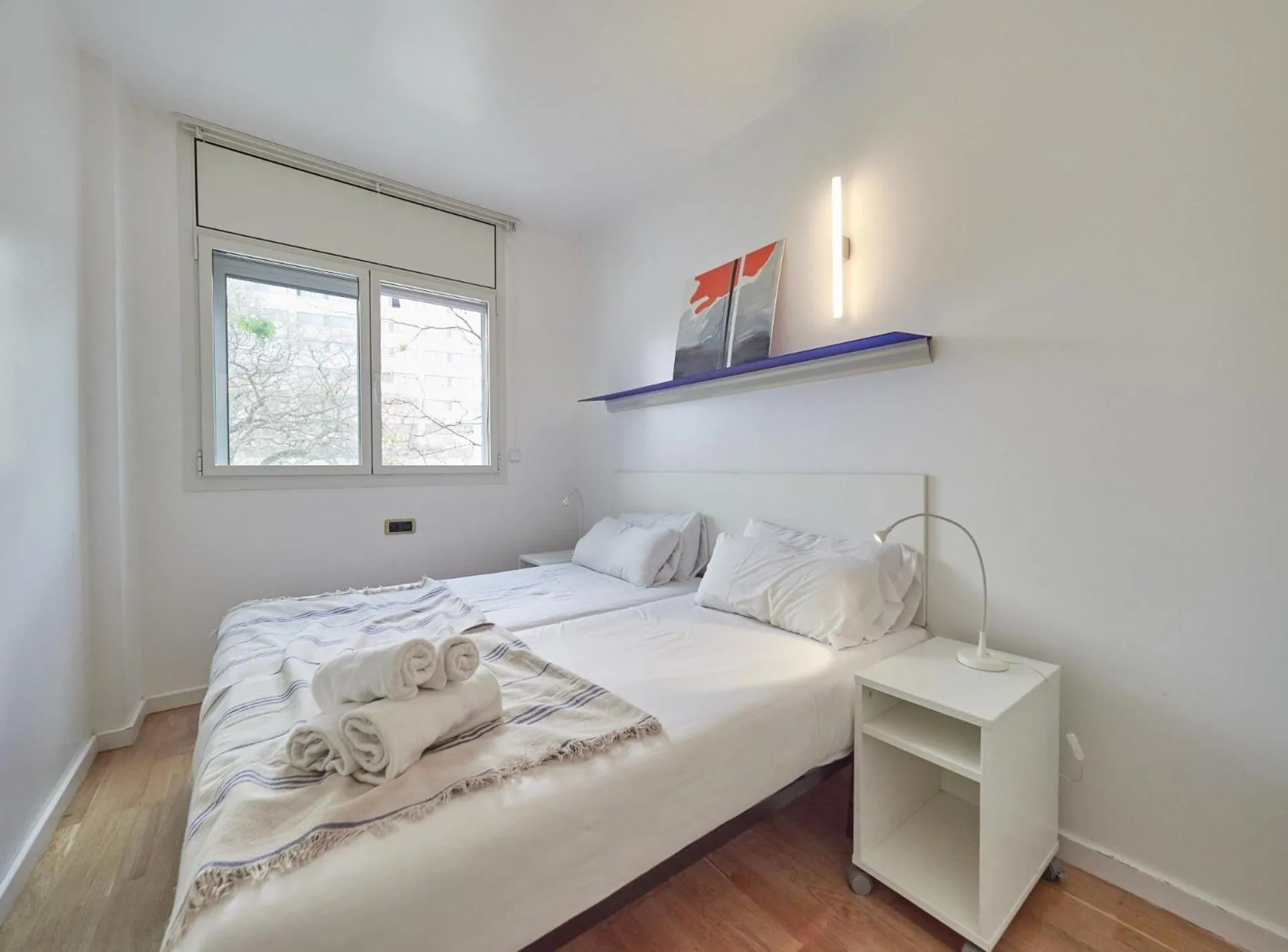 Bed in BarcelonaForRent Vila Olimpica Pool Suites