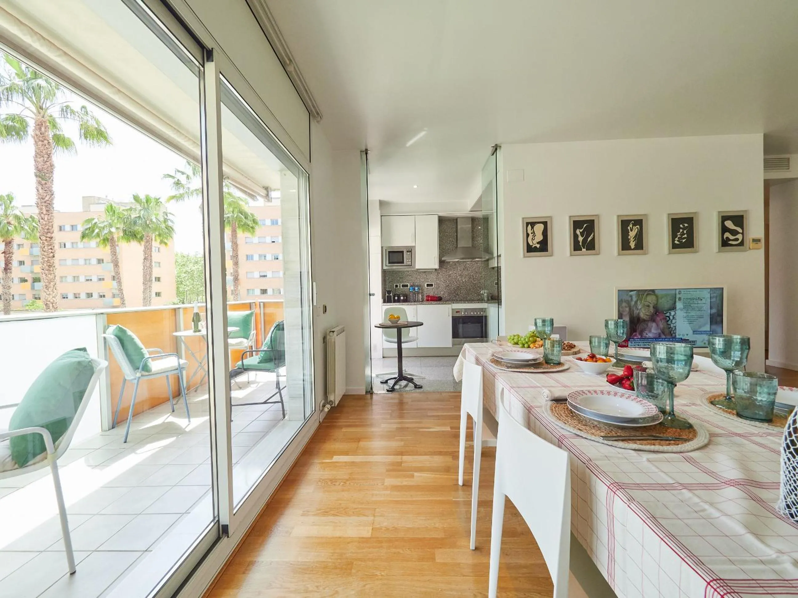 View (from property/room) in BarcelonaForRent Vila Olimpica Pool Suites