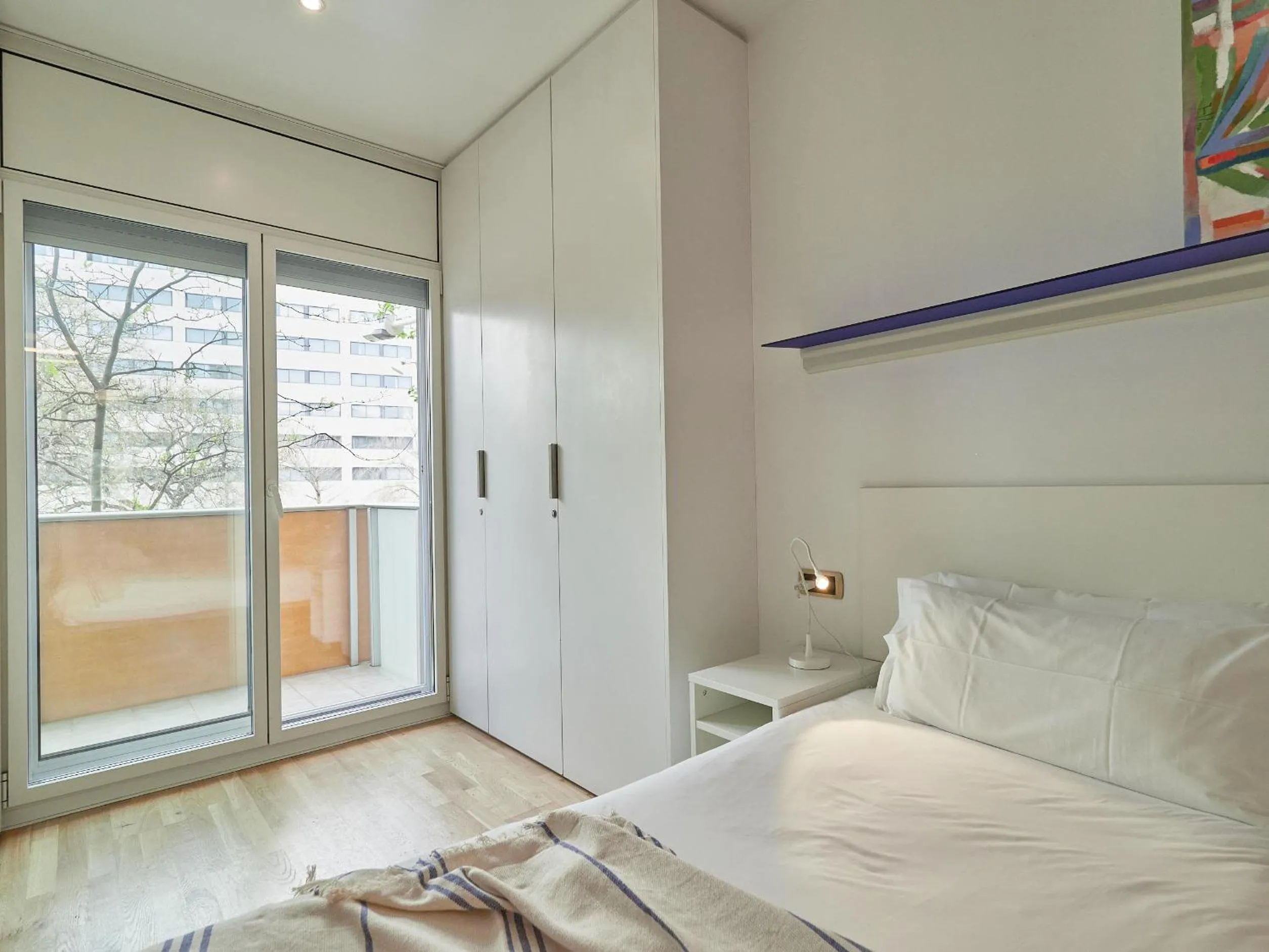Bed in BarcelonaForRent Vila Olimpica Pool Suites