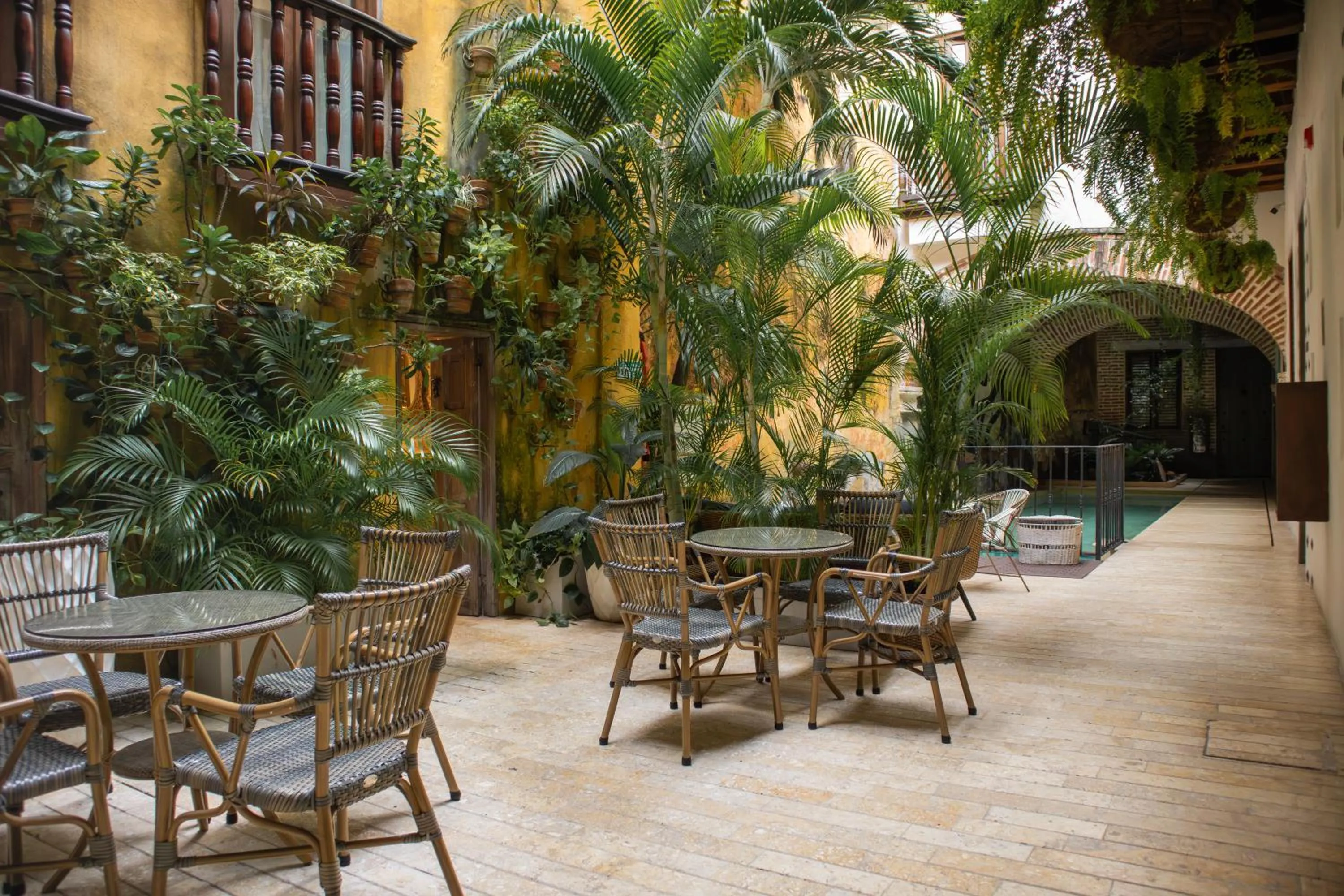 Patio in Hotel Casa La Factoria by Faranda Boutique, a member of Radisson Individuals