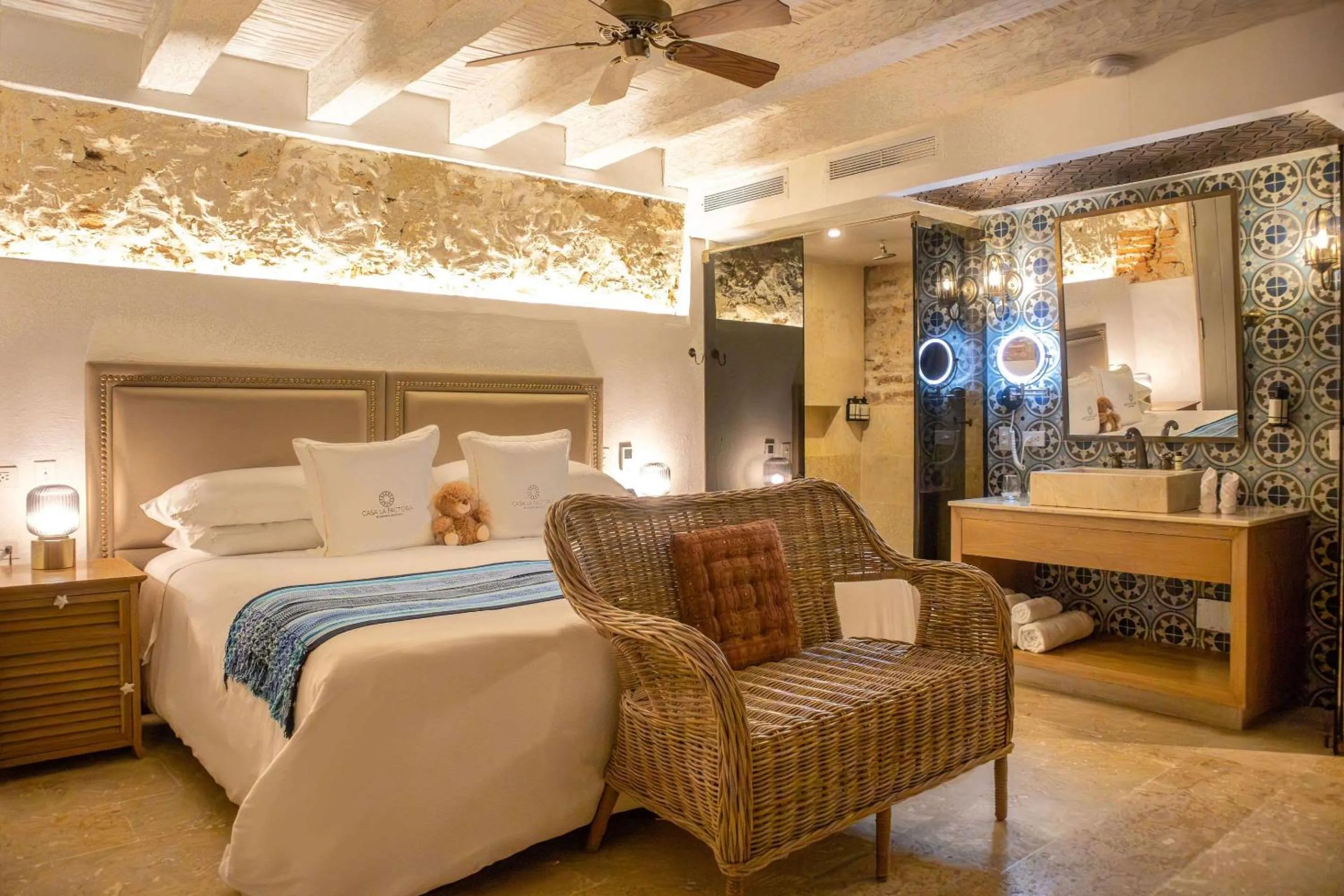 Bed in Hotel Casa La Factoria by Faranda Boutique, a member of Radisson Individuals