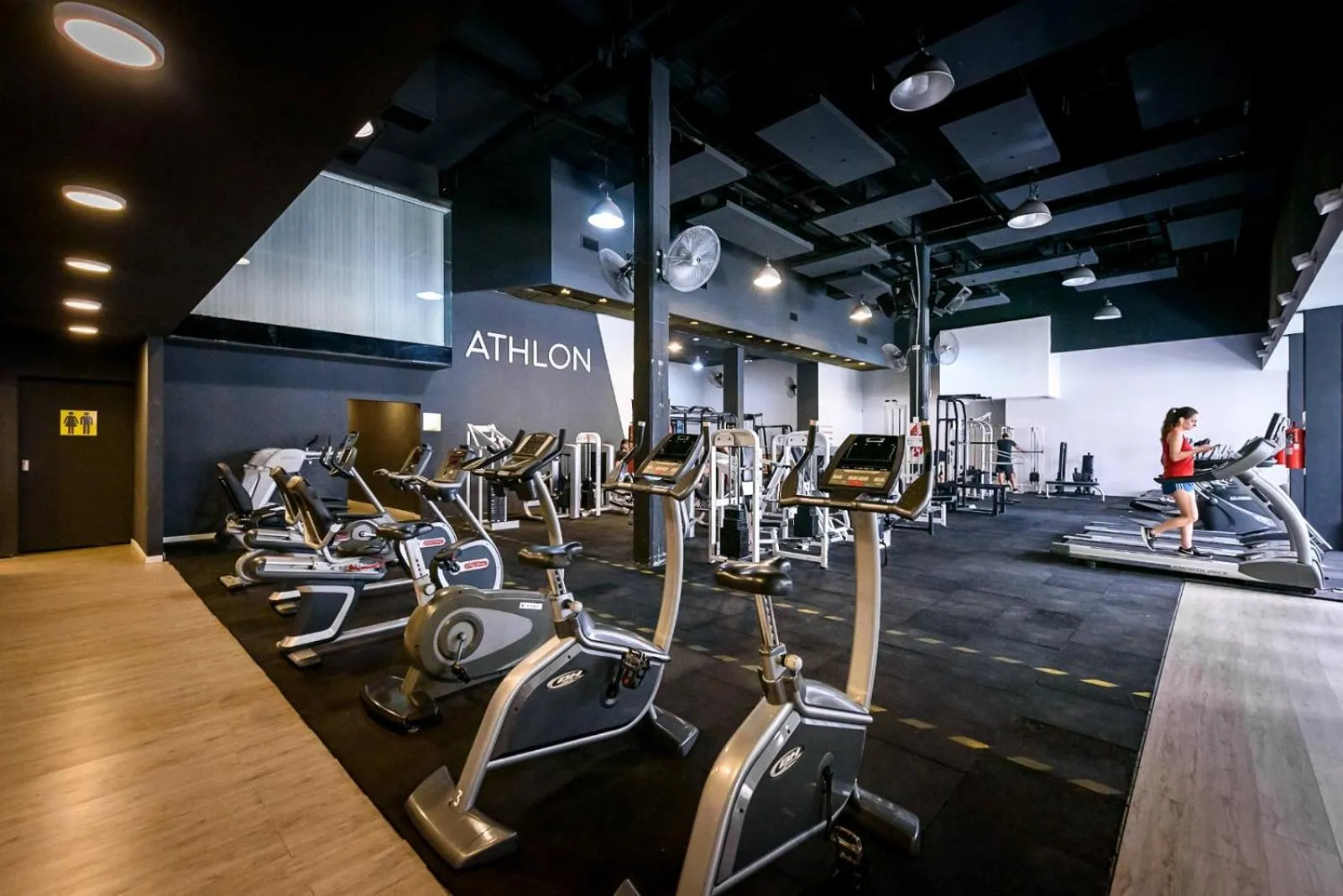 Fitness centre/facilities in Hotel Carat Apart Boutique