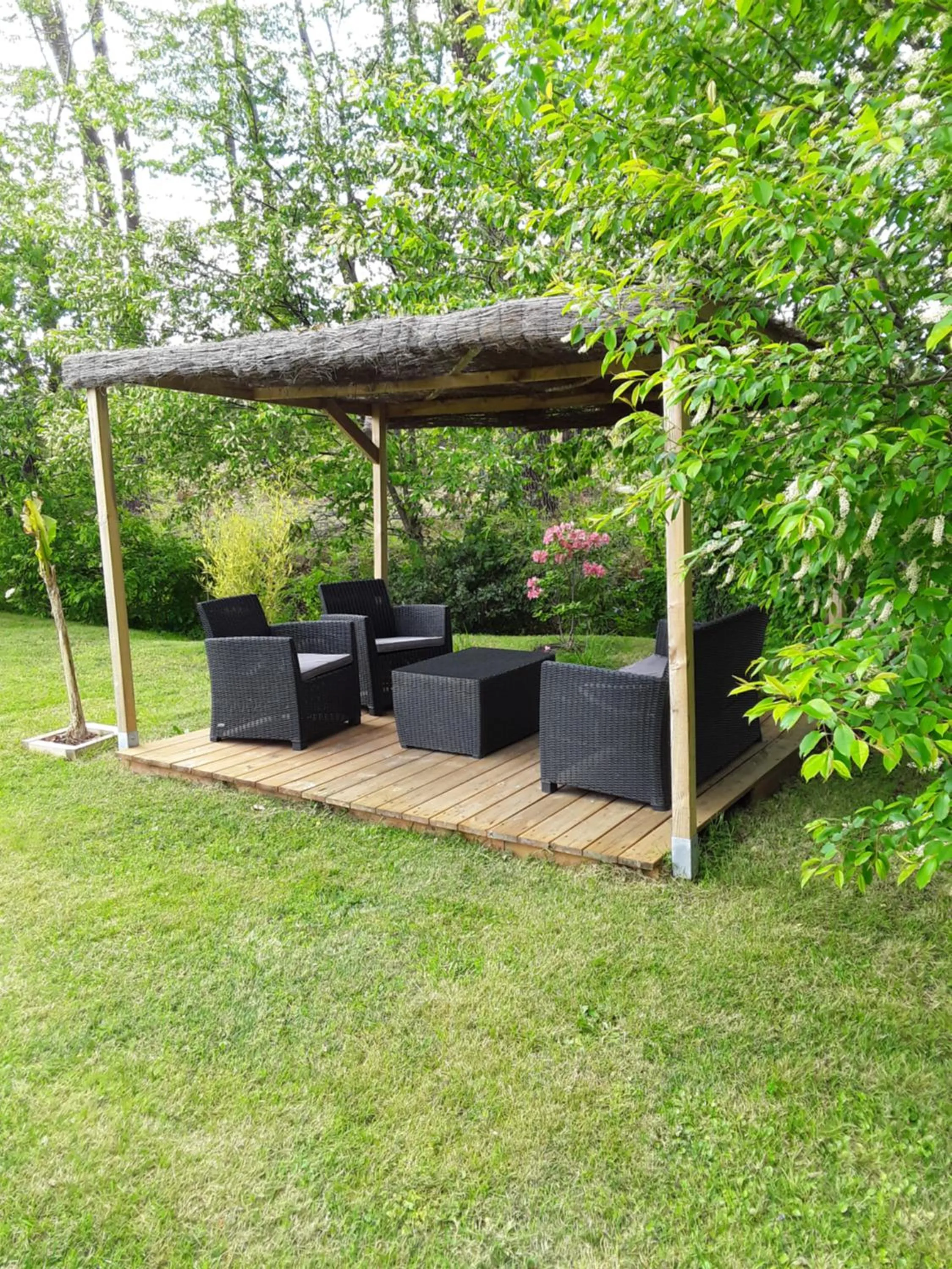 Garden in Chambre d'hôtes les Iris à Mios sur le Bassin d'Arcachon