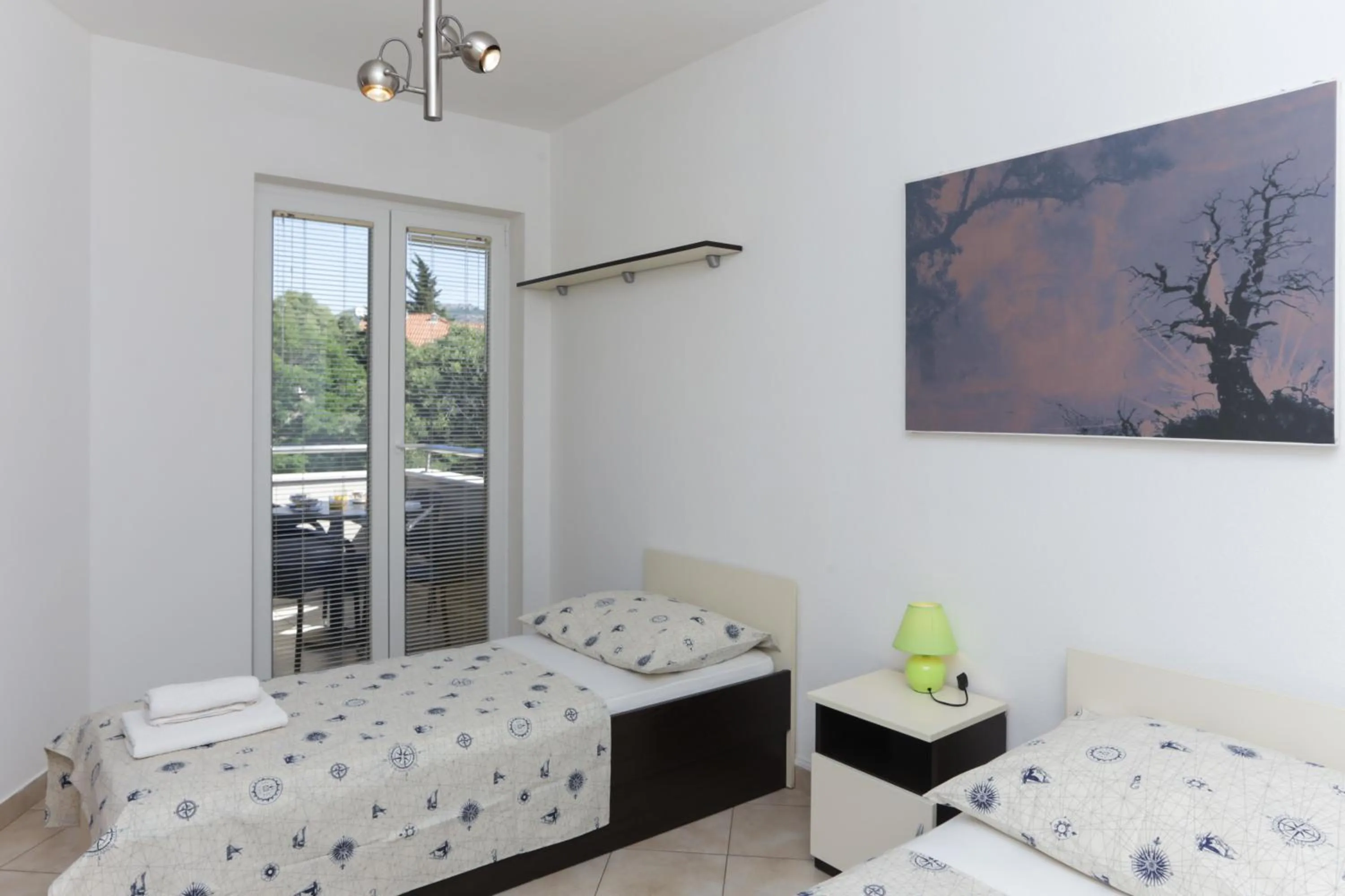 Bed in Dubrovnik Summer Apartments
