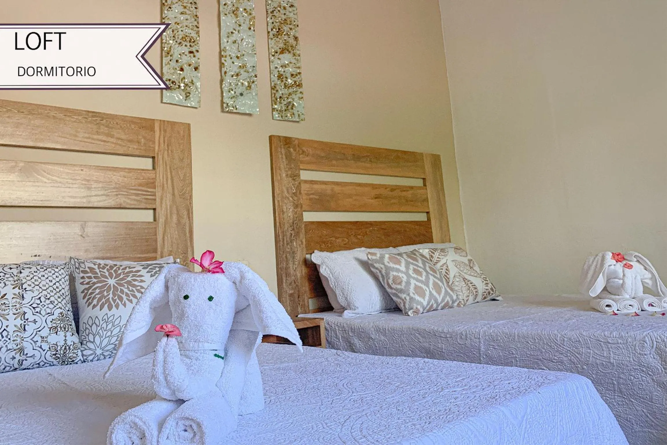 Bed in Condominios JAROJE