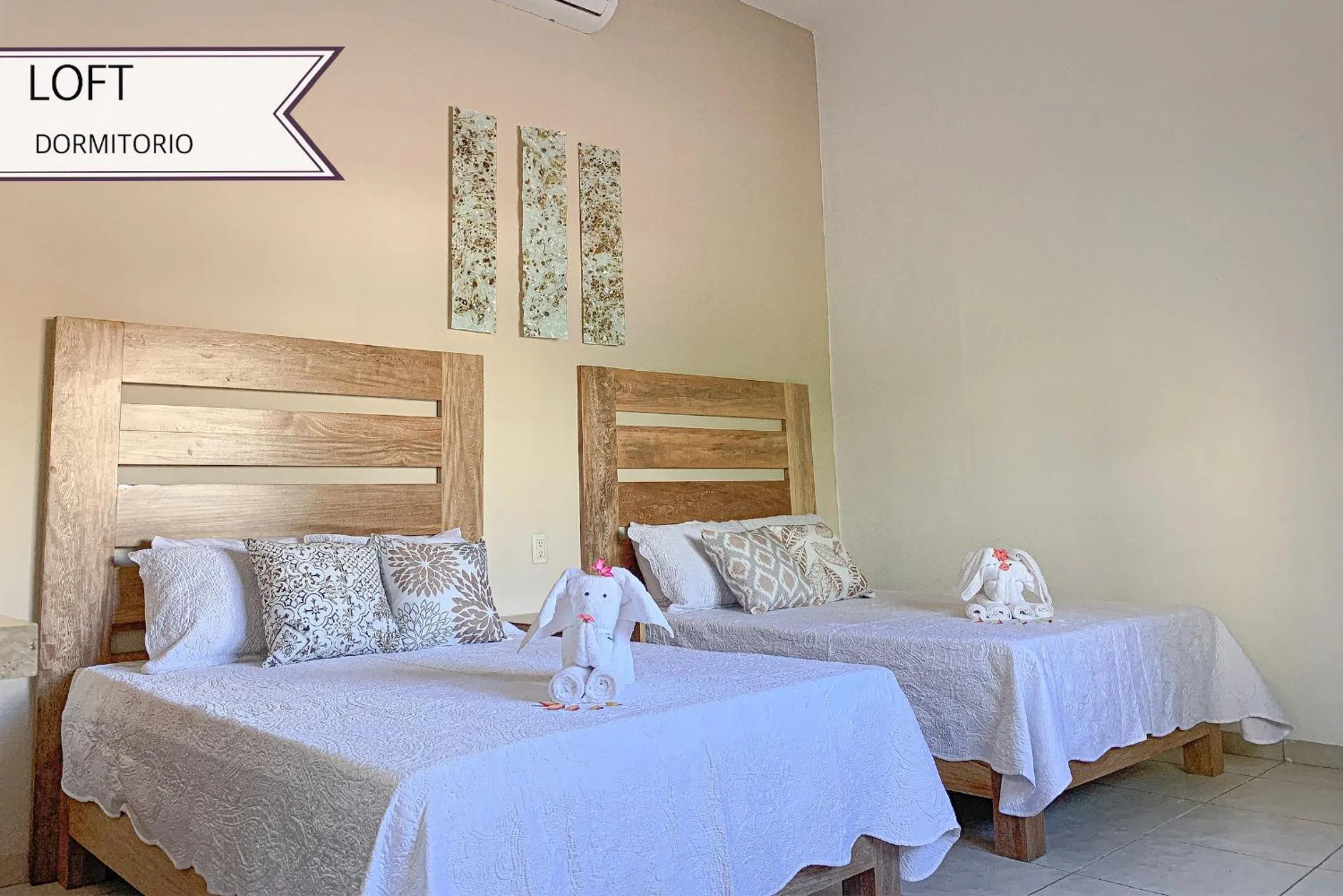 Bed in Condominios JAROJE