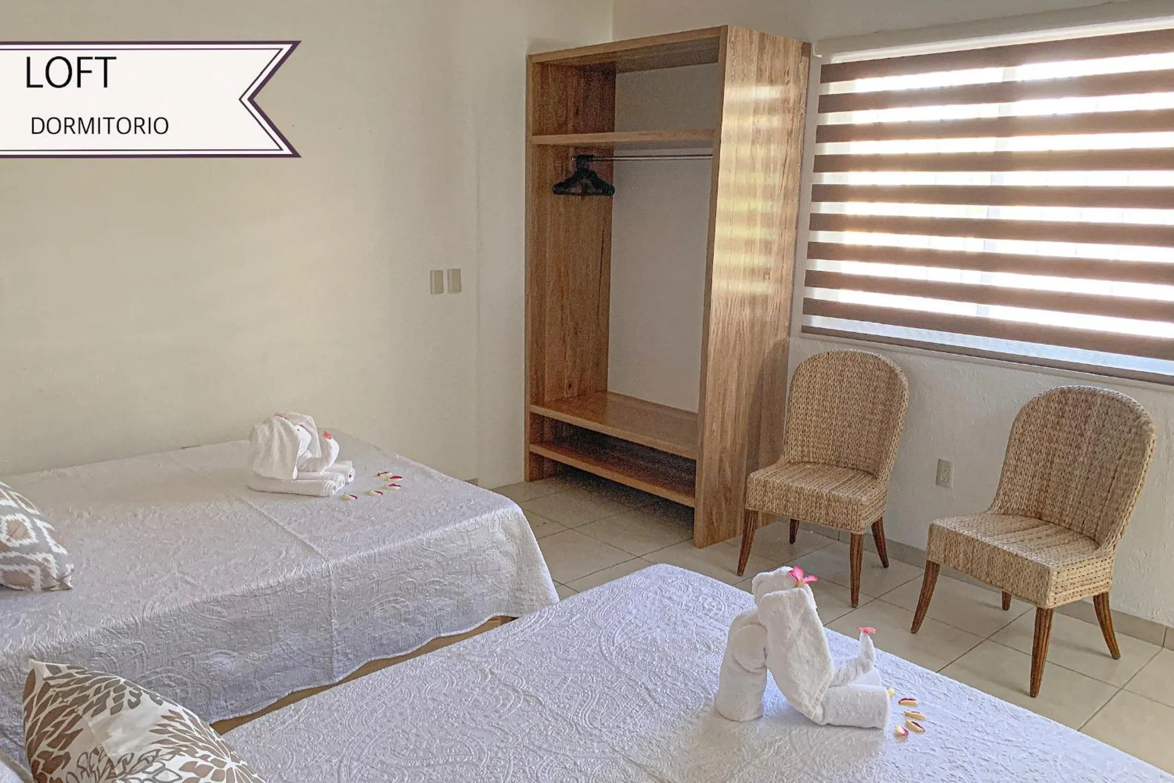 Bed in Condominios JAROJE