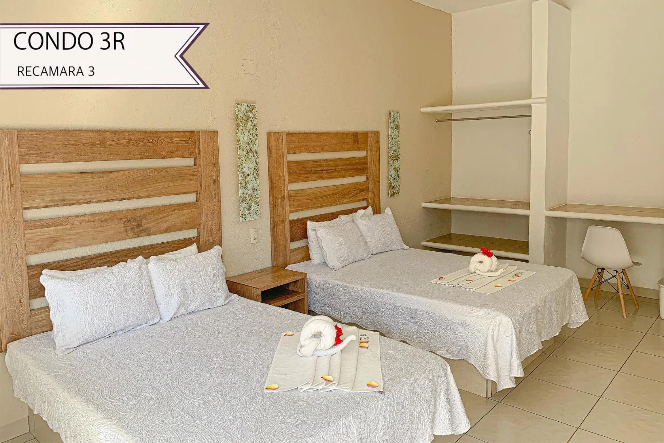 Bed in Condominios JAROJE