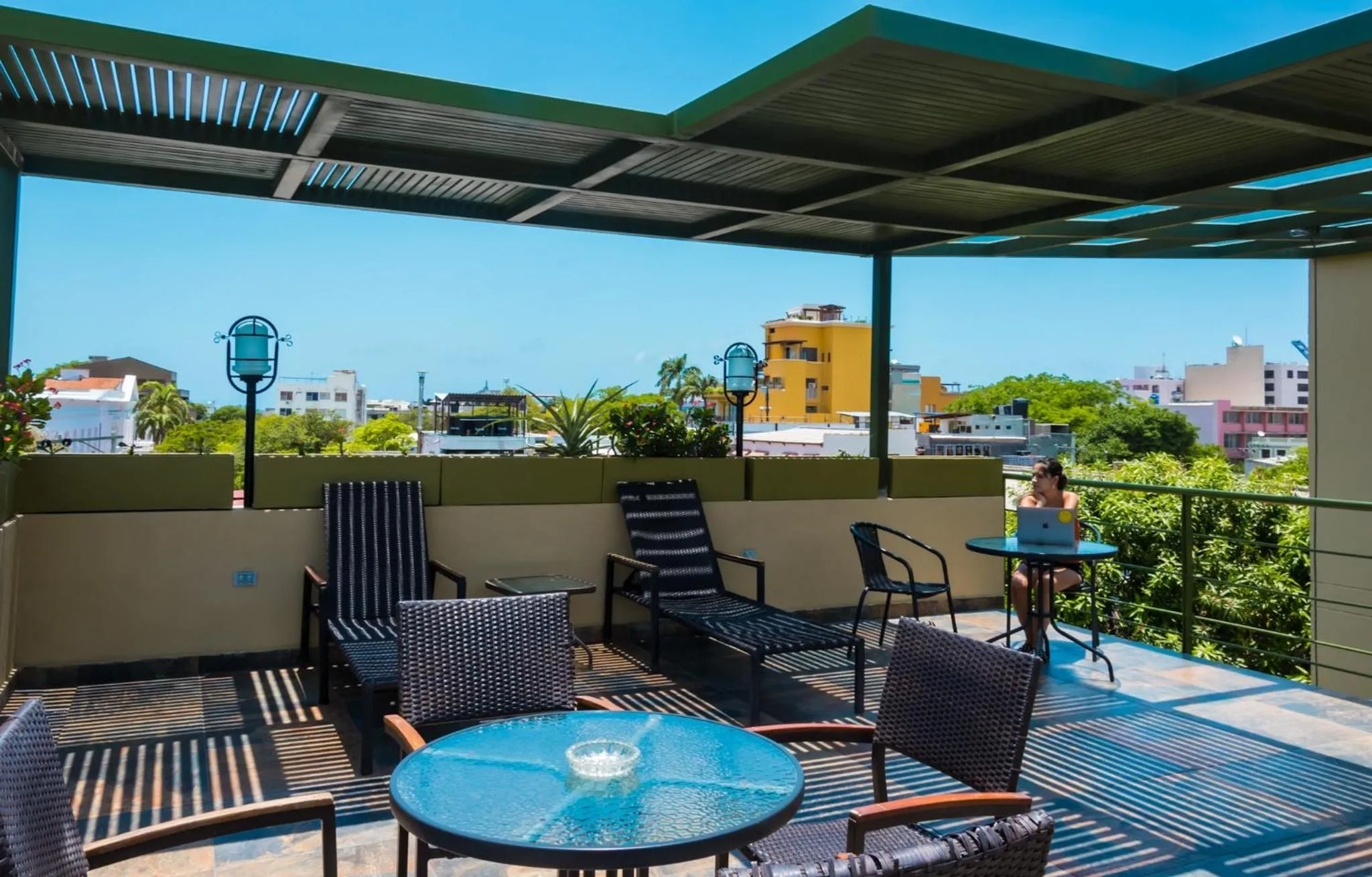 Balcony/Terrace in Oasis Fresh Hotel