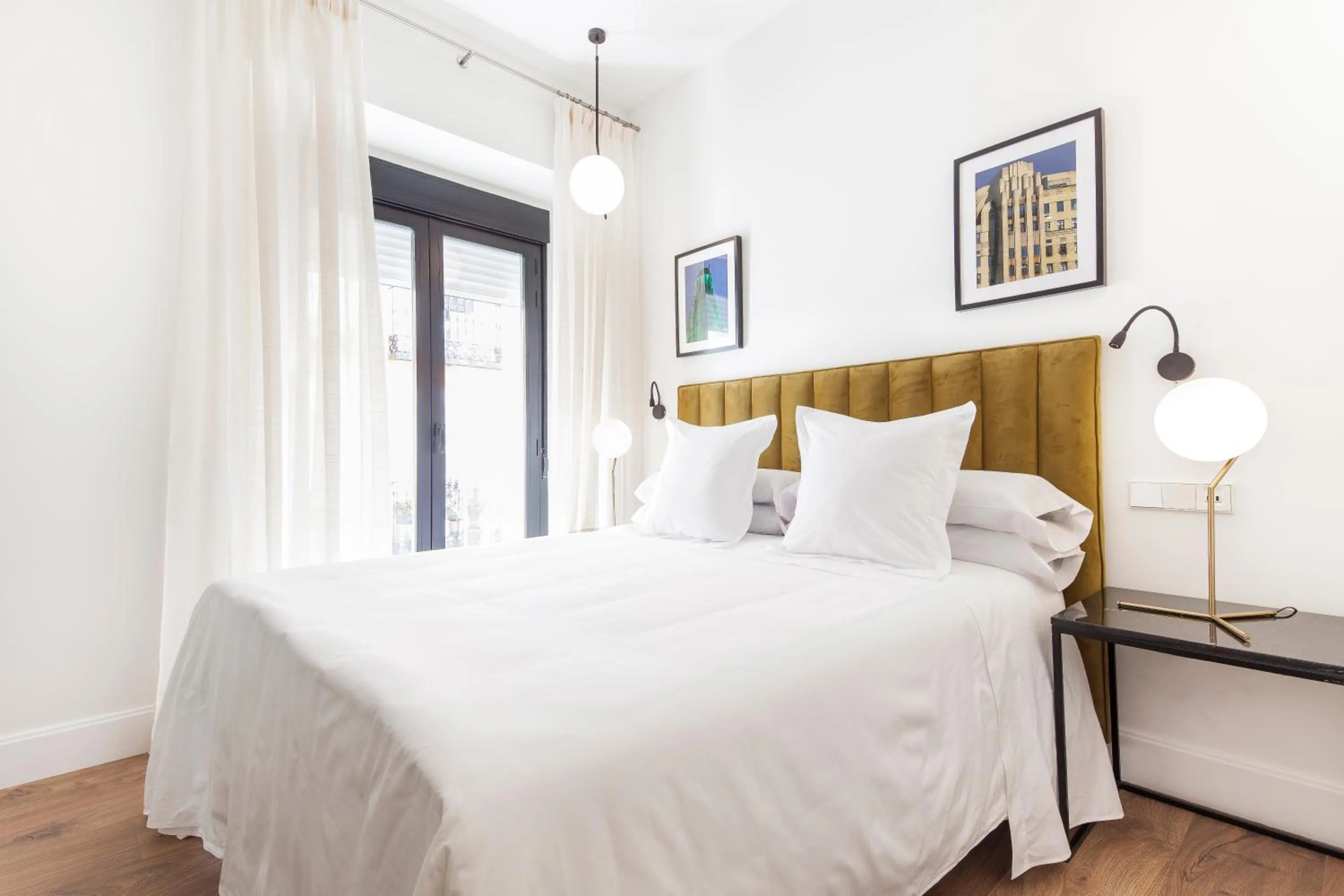 Bedroom, Bed in Mante House - Malasaña Design