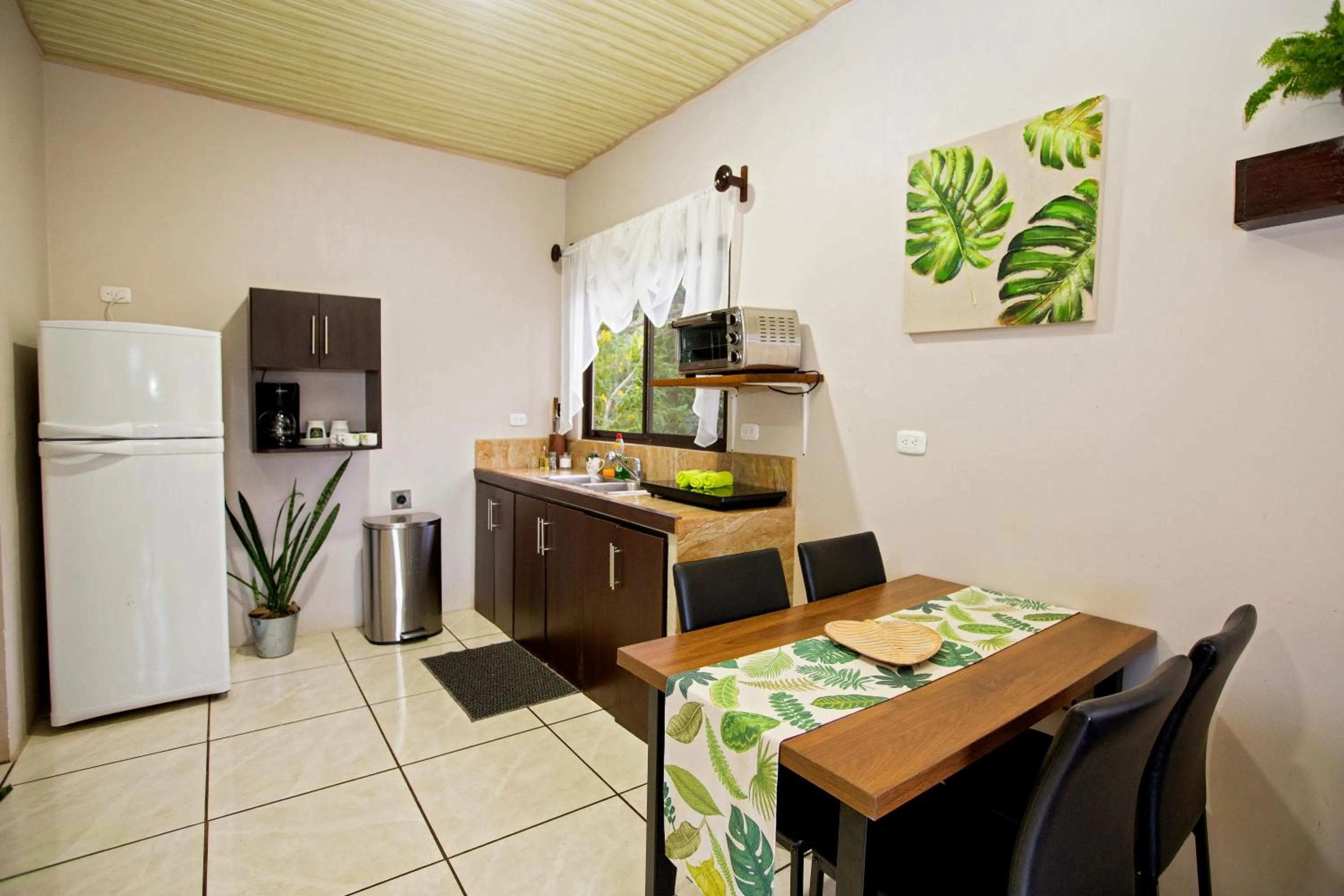 Kitchen or kitchenette in Apartamento Lantana ,Monteverde con Aire Acondicionado y Lavanderia