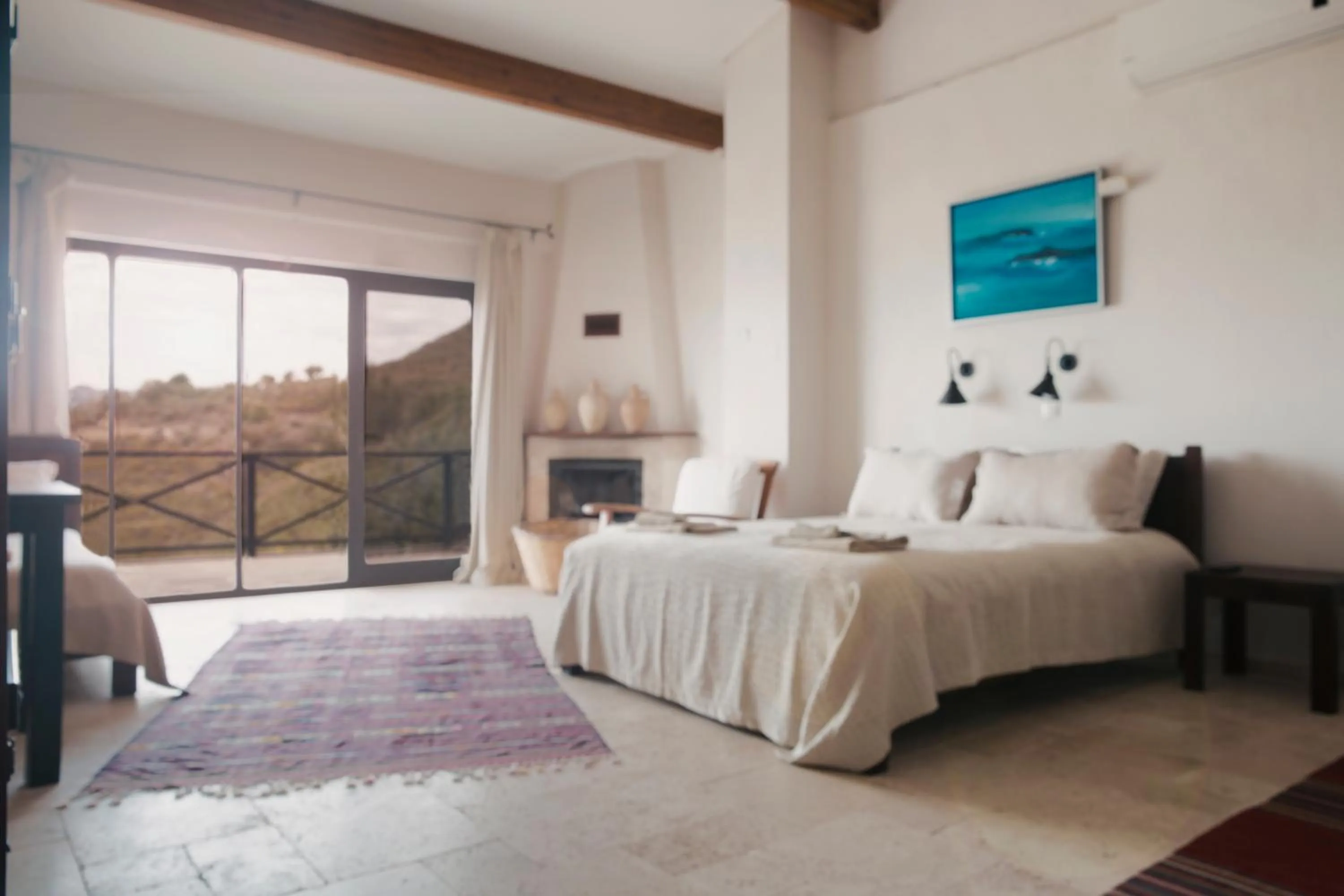 Bed in Kekik Otel Selimiye