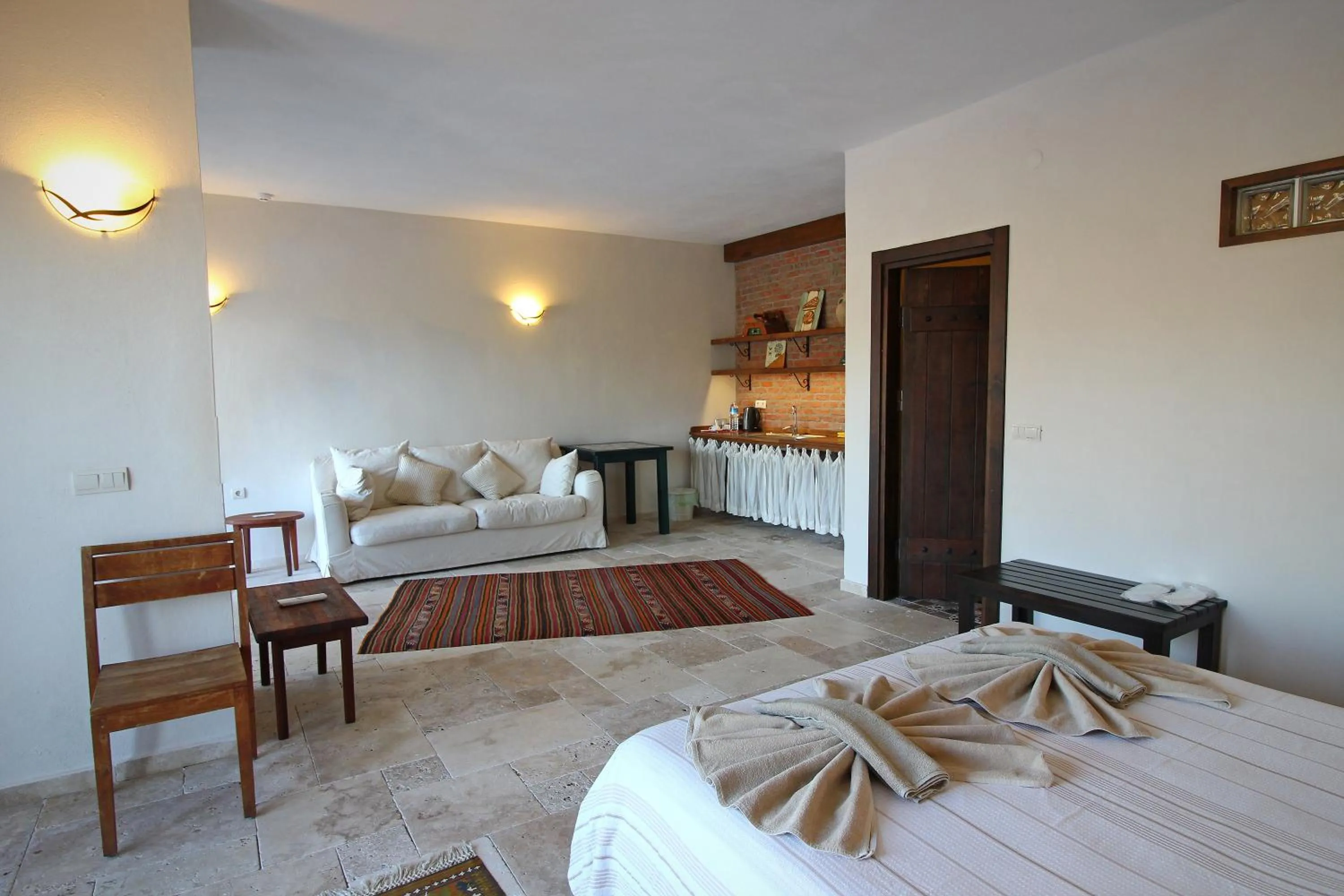 Bed in Kekik Otel Selimiye