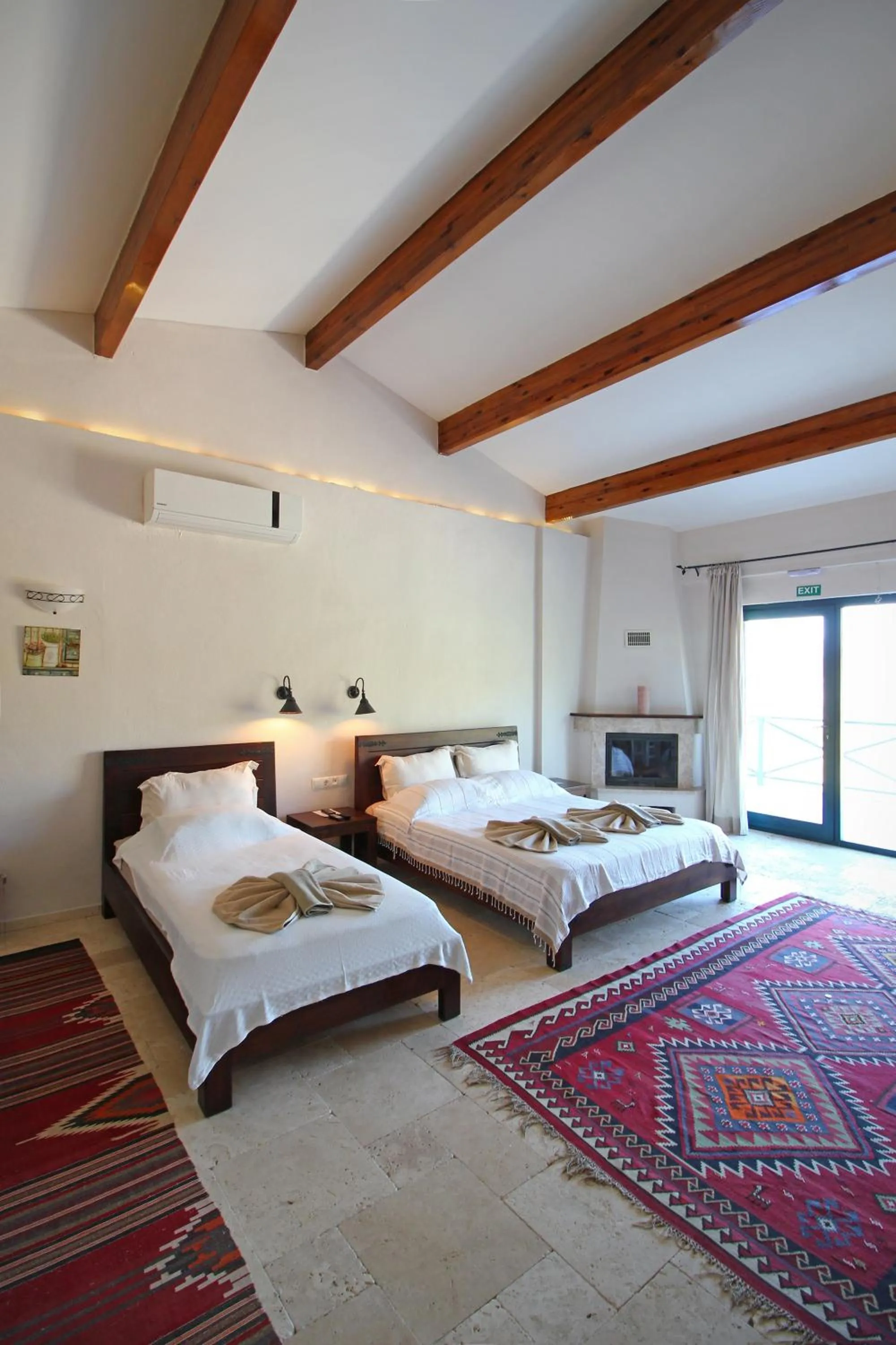 Bed in Kekik Otel Selimiye