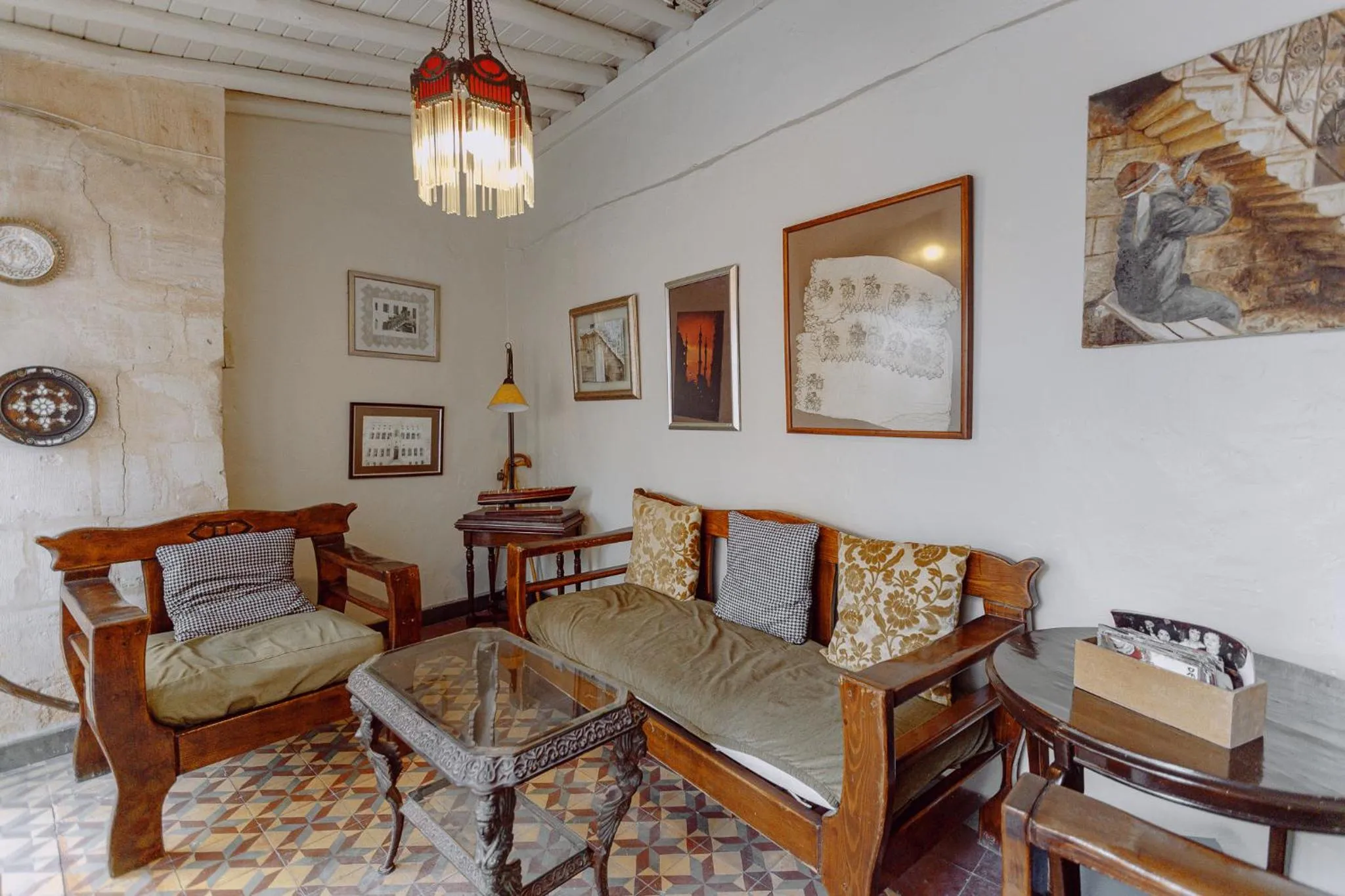 Living room in Anadolu Evleri